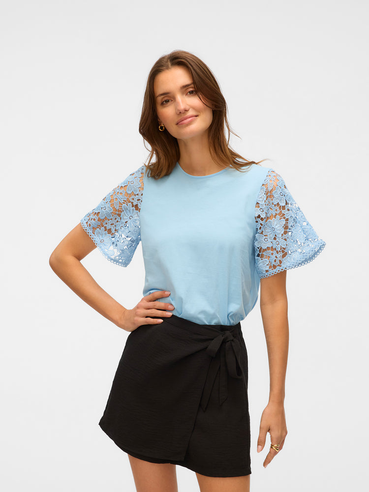 Γυναικεία μπλούζα με κέντημα VMPANNA 2/4 TOP JRS 10329679 | 10329679