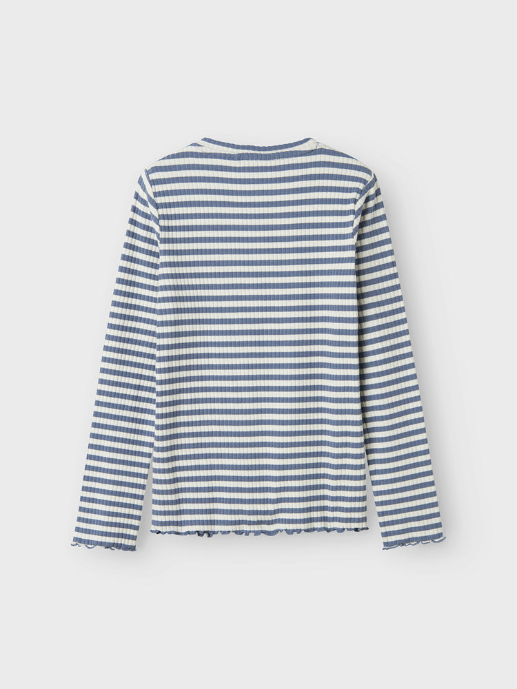 Εφηβική μπλούζα ριπ NKFVEMMA LS SLIM TOP 13225053 | 13225053