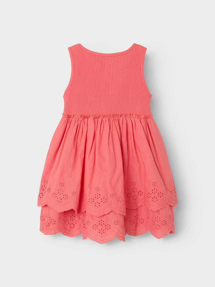 Παιδικό φόρεμα κιπούρ λεπτομέρεια NMFHALINA SL DRESS 13243174 | 13243174