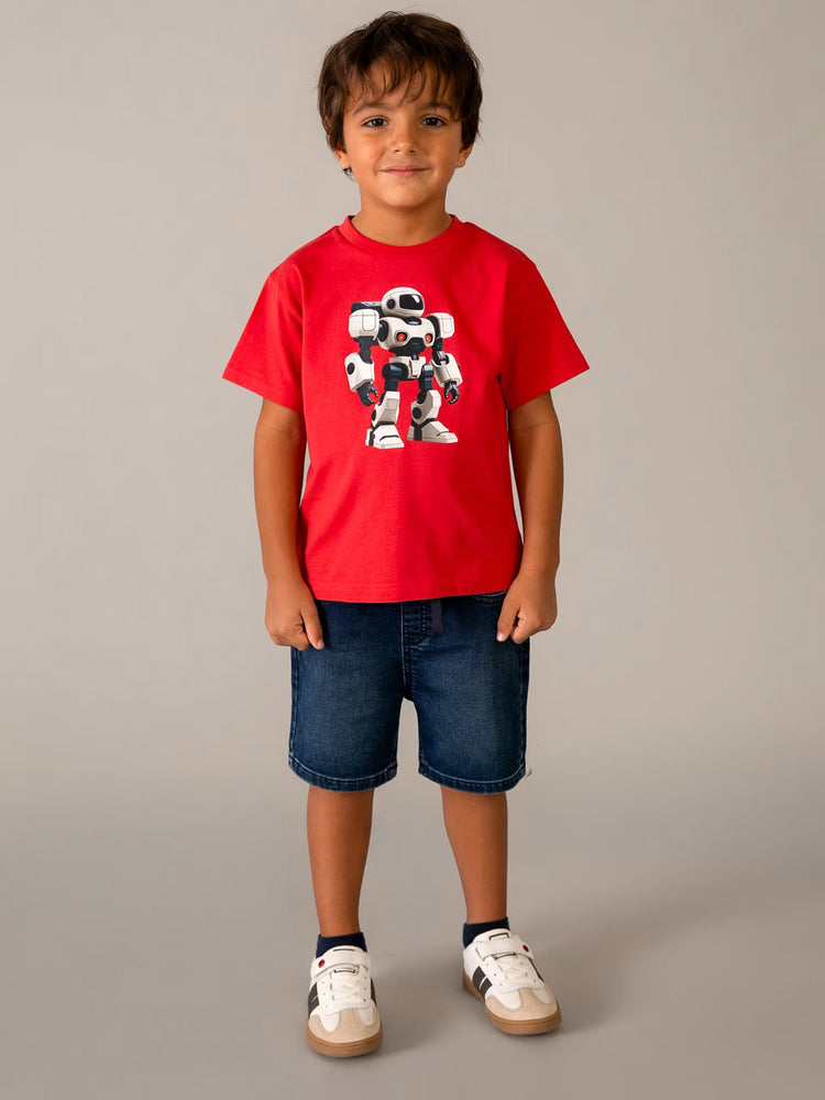 Παιδική βερμούδα soft denim | 26-03210-077