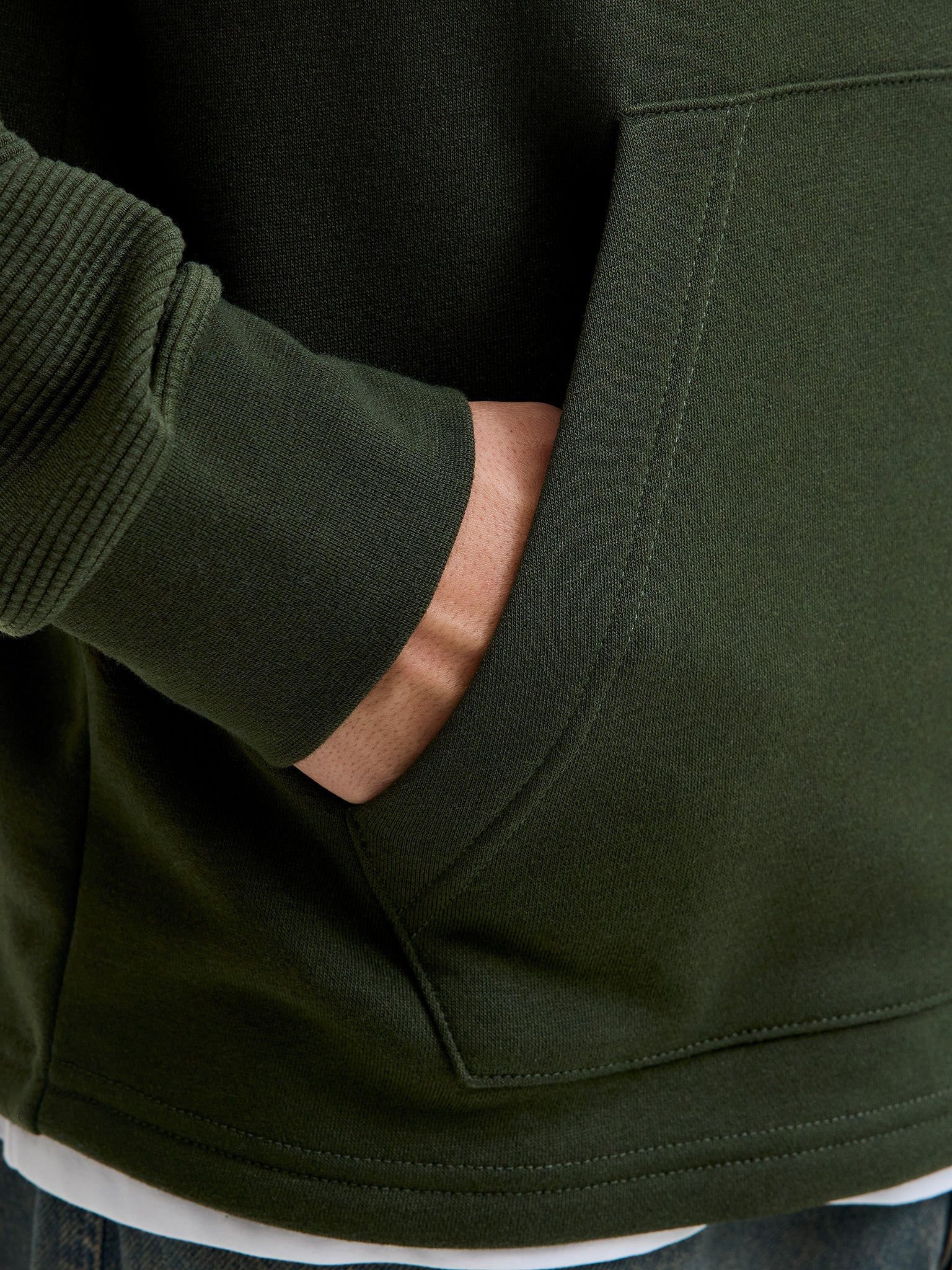 Ανδρική ζακέτα φούτερ JJTHATCHER SWEAT ZIP HOOD 12278609 | 12278609