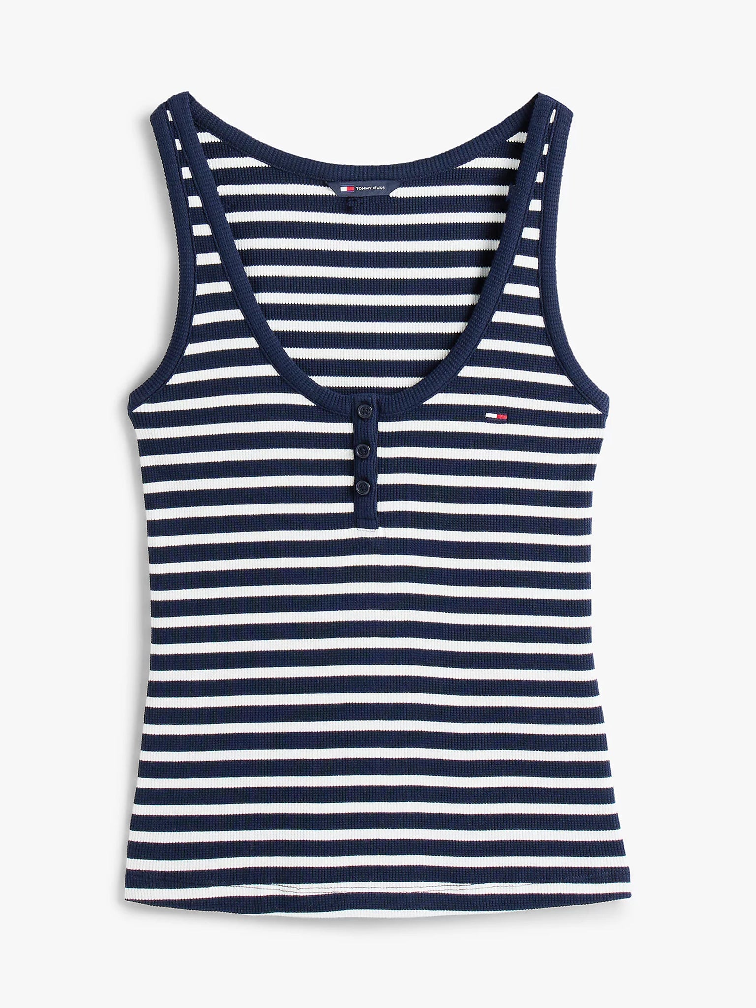 Γυναικείο top ριγέ TJW REG FLORAL FLAG TEE DW0DW208980A6 | DW0DW208980A6