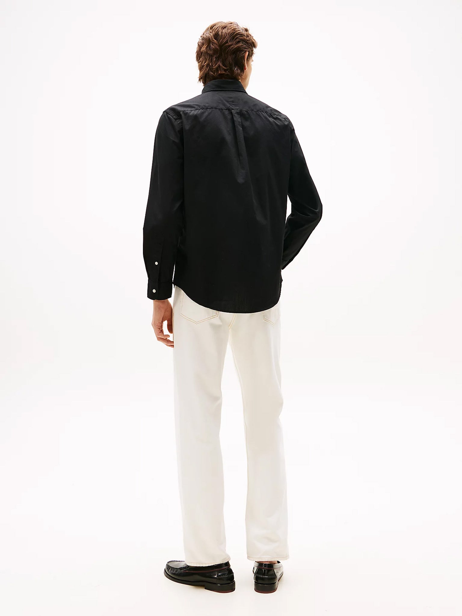 Ανδρικό πουκάμισο CORE FLEX POPLIN SOLID RF SHIRT MW0MW39988BDS | MW0MW39988BDS