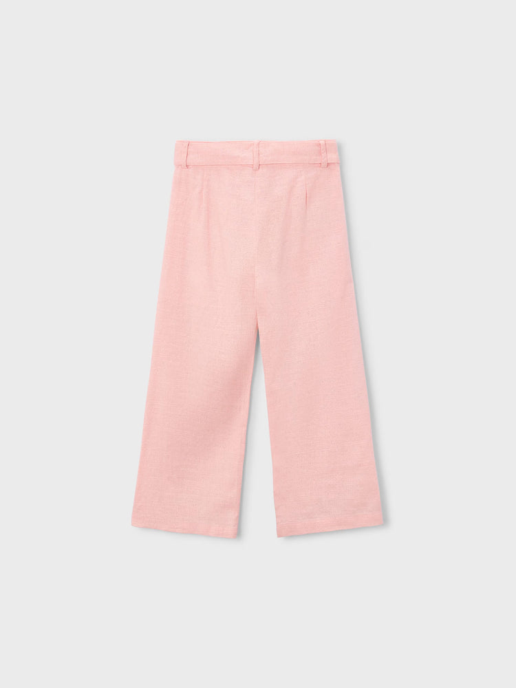 Παιδικό παντελόνι λινό κεντητό | 26-03585-017