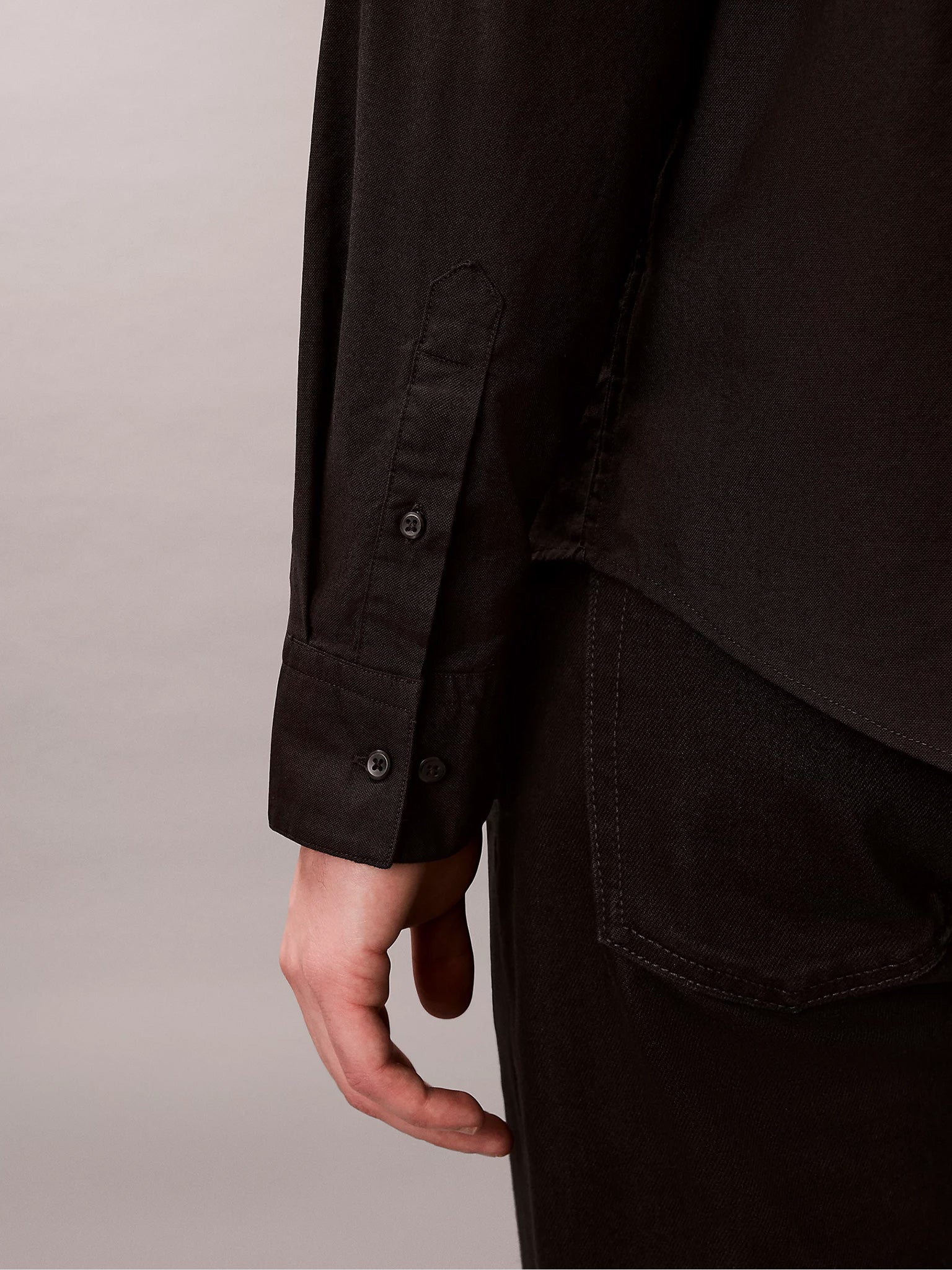 Ανδρικό πουκάμισο oxford LS SOLID OXFORD CLASSIC SHIRT LV140EM125UB1 | LV140EM125UB1