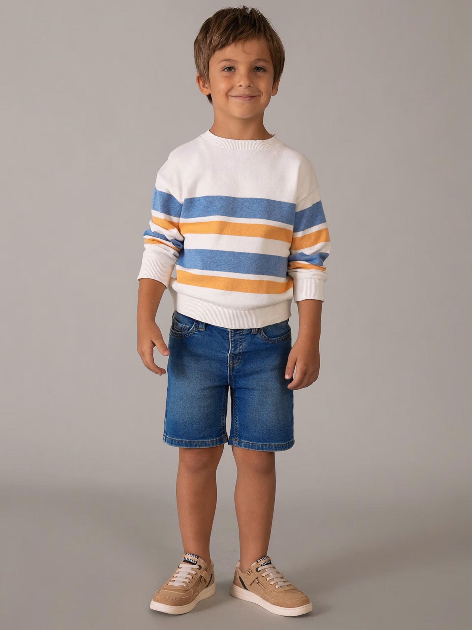 Παιδική βερμούδα τζιν 5τσεπη | 26-03205-027