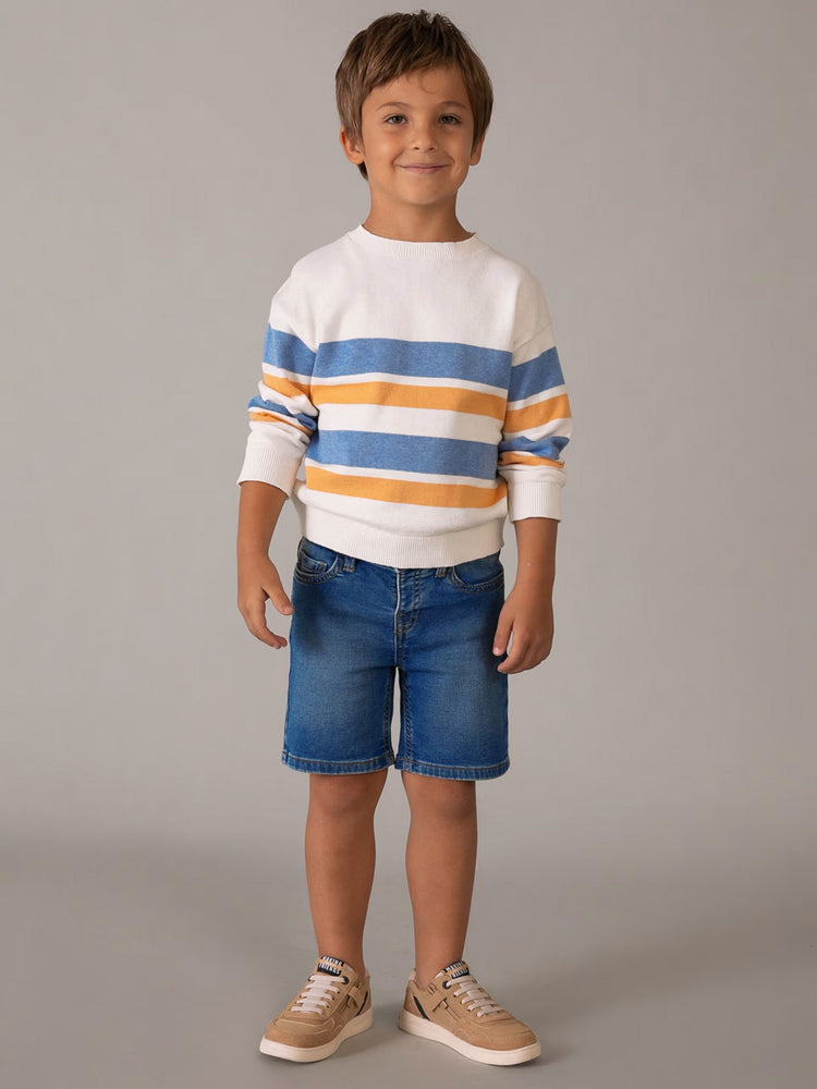 Παιδική βερμούδα τζιν 5τσεπη | 26-03205-027