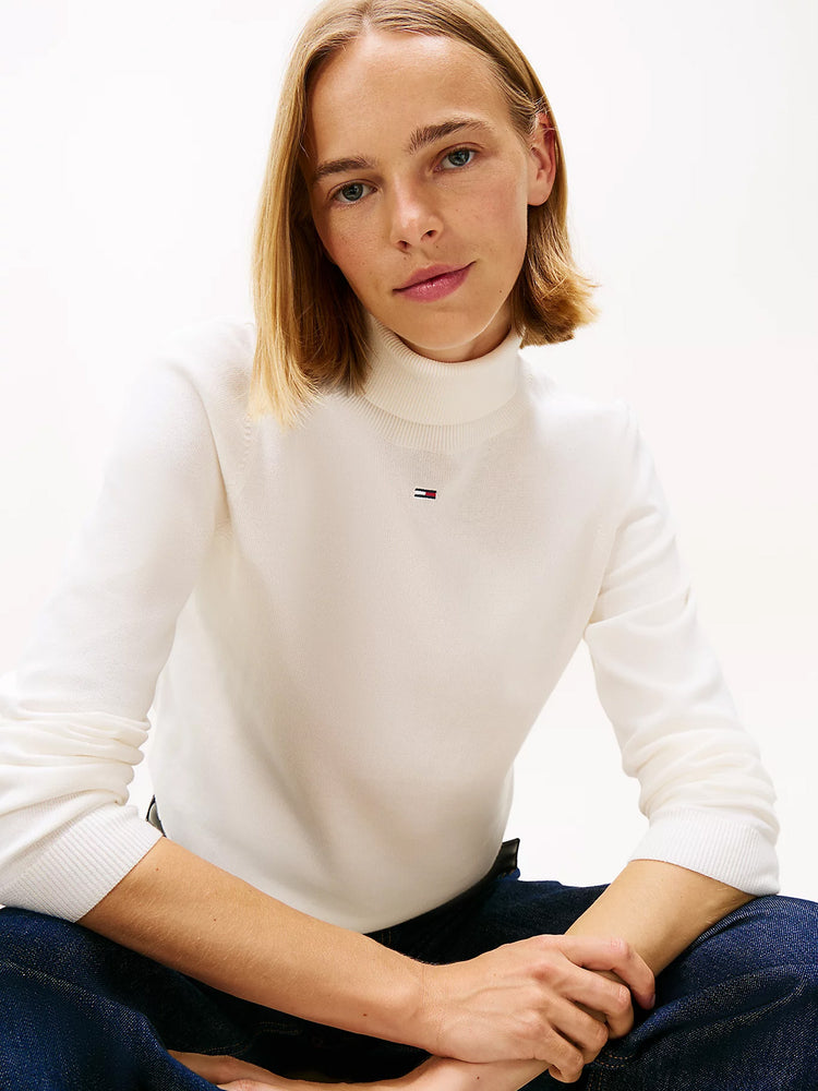 Γυναικεία μπλούζα ζιβάγκο TJW ESSENTIAL TRTLNK SWEATER DW0DW21672YBH | DW0DW21672YBH