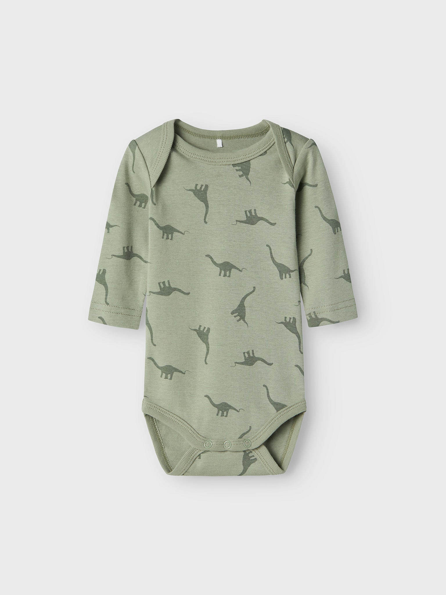 Βρεφικά κορμάκια σετ 3 τεμ NBMBODY 3P LS GREEN DINO NOOS 13232737 | 13232737