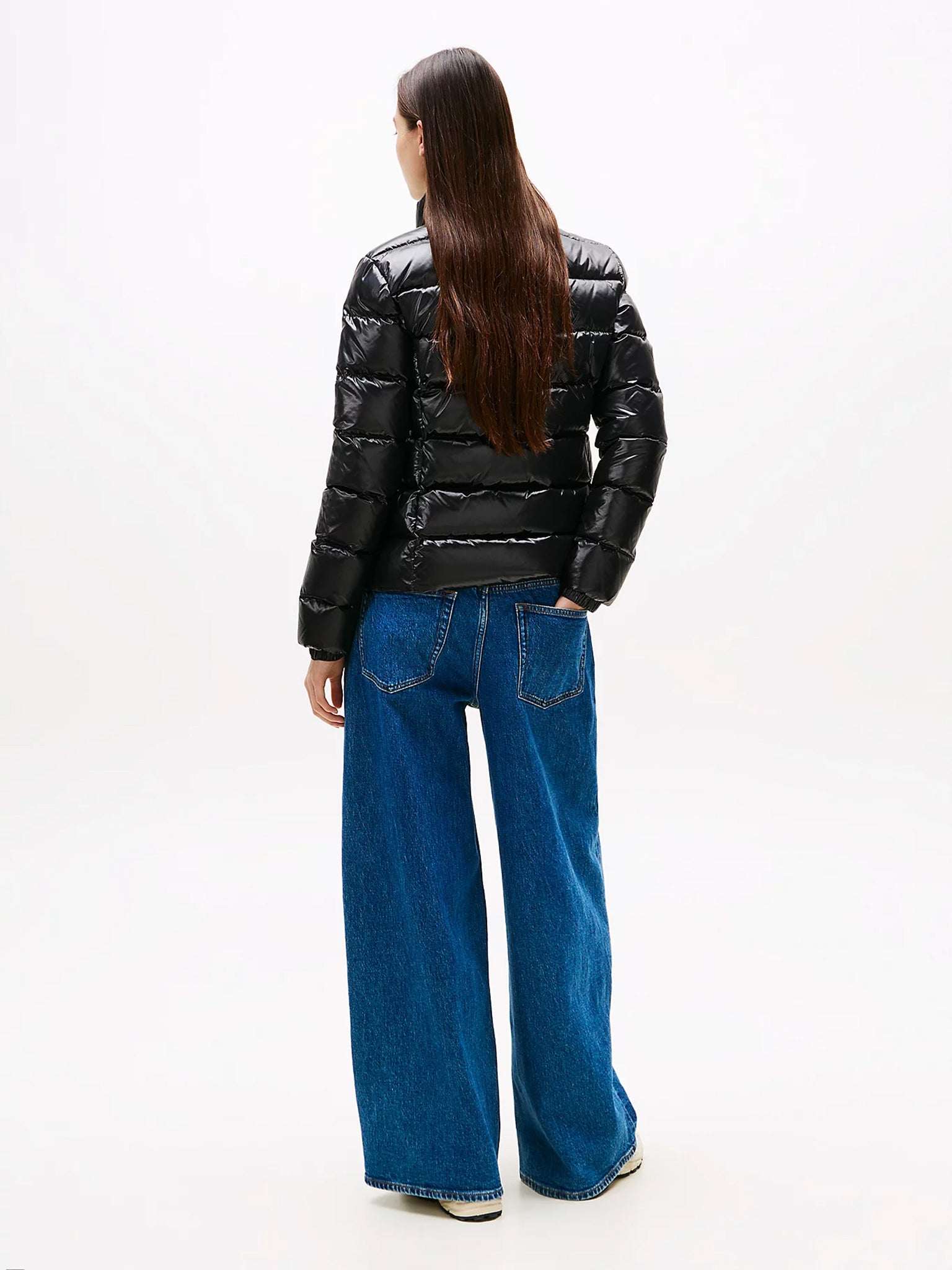 Γυναικείο μπουφάν TJW SLIM ZIP PRINT DOWN JACKET DW0DW21618BDS | DW0DW21618BDS