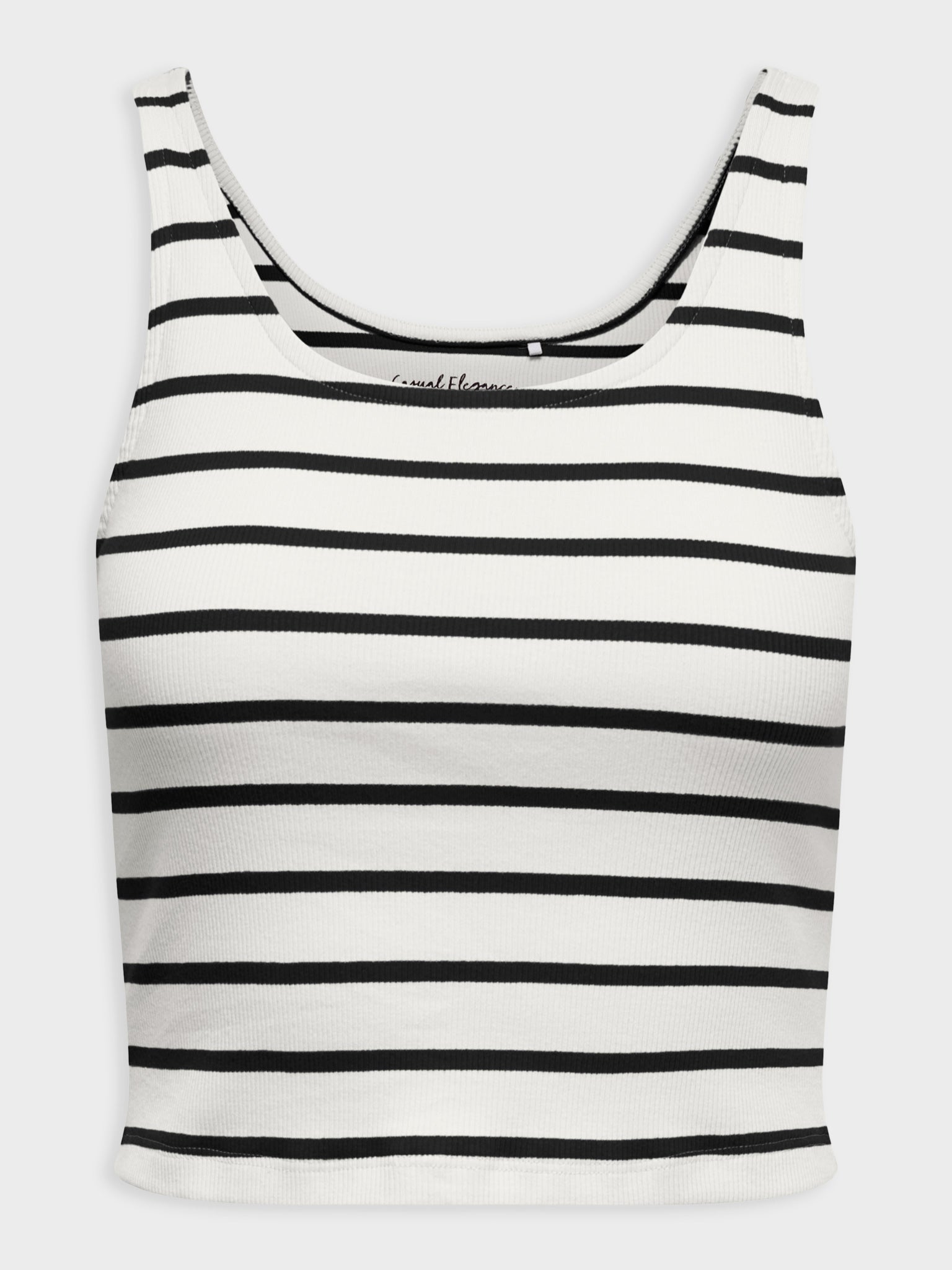 Γυναικείο top μαύρη ρίγα ONLFENJA S/L SHORT TOP JRS 15372171 | 15372171
