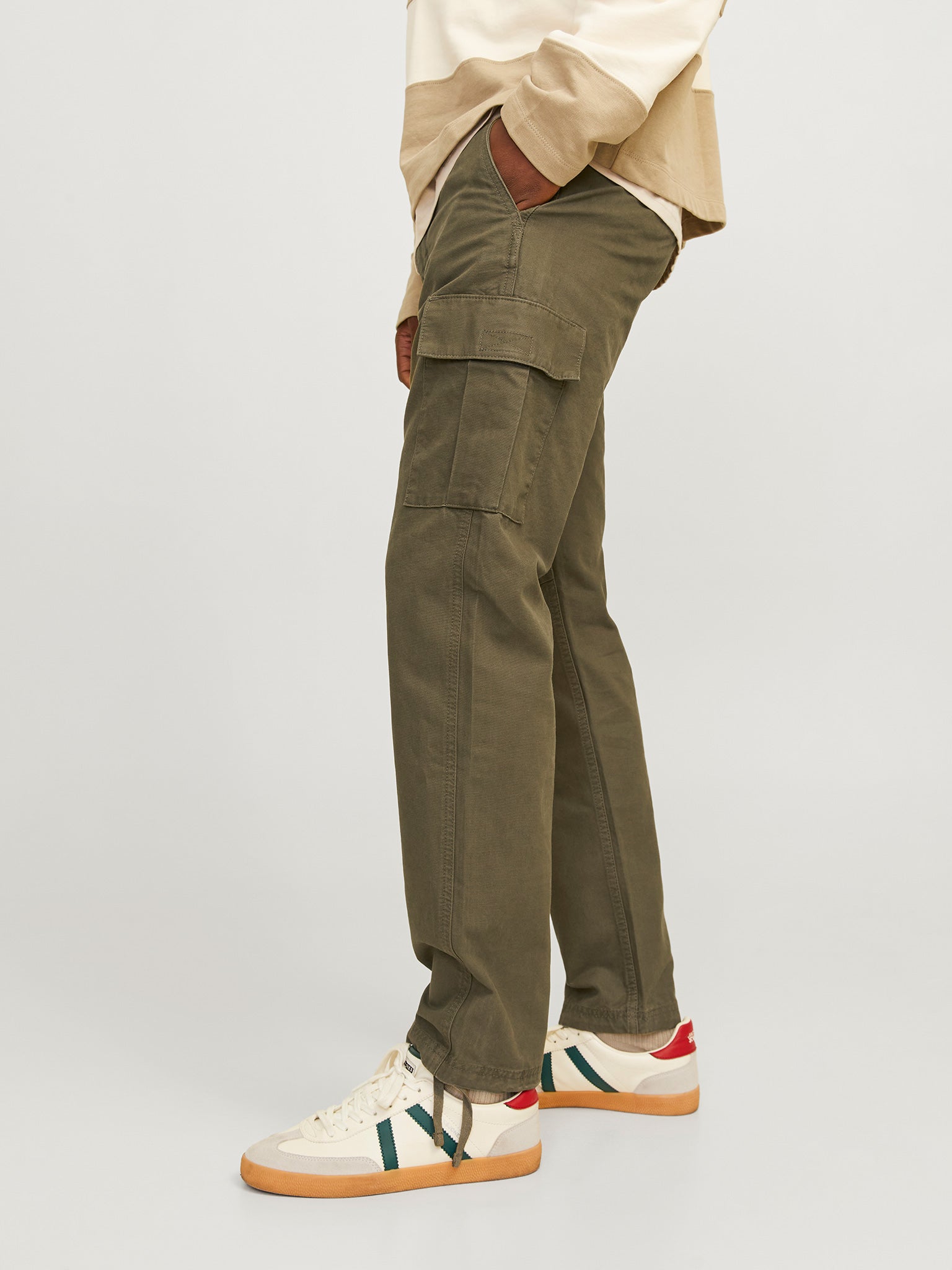 Ανδρικό παντελόνι cargo JPSTKANE BARKLEY CARGO PANT NOOS 12258150 | 12258150