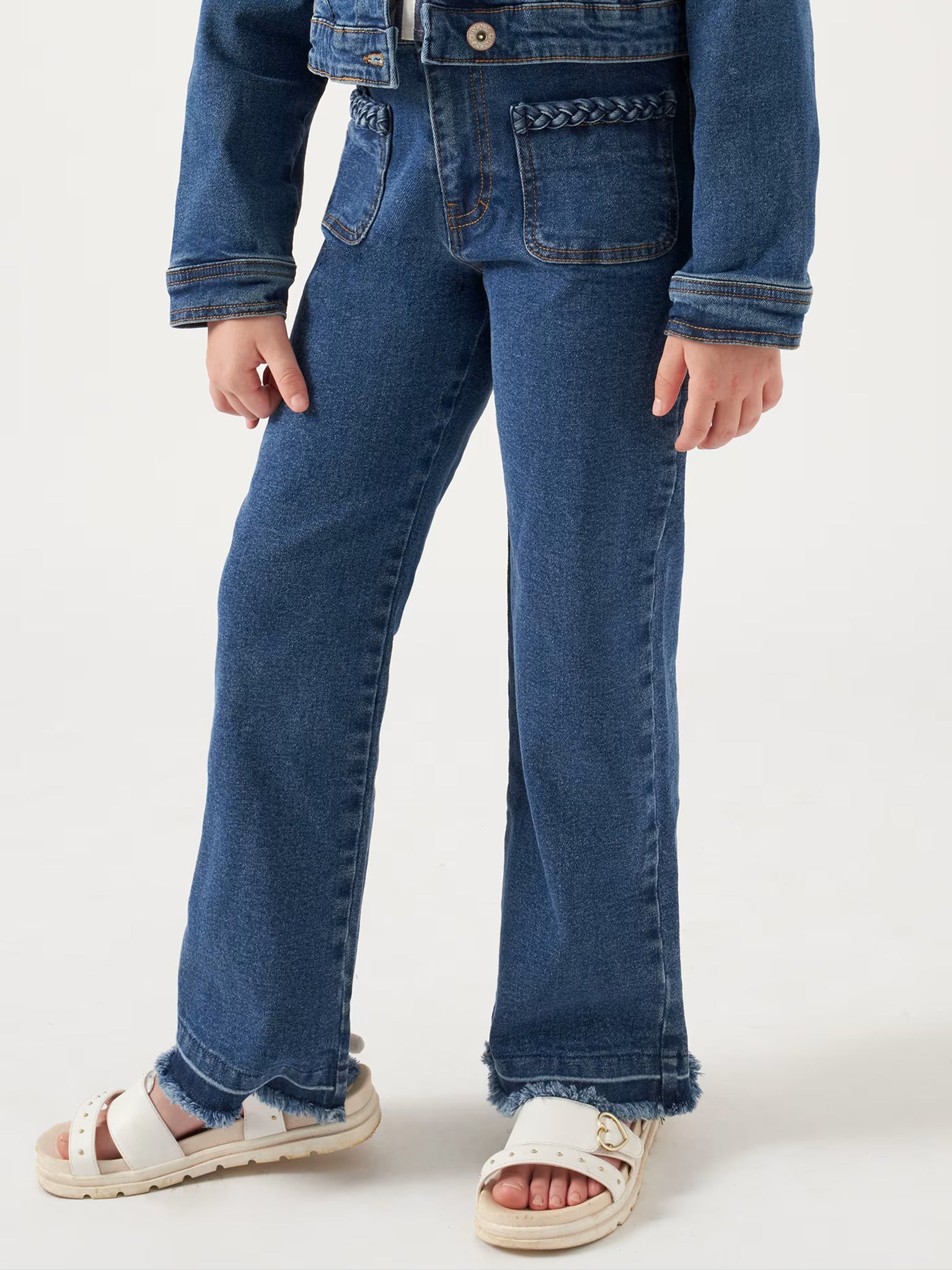 Εφηβικό παντελόνι τζιν ψηλόμεσο Better Cotton 24-06510-090 | 24-06510-090