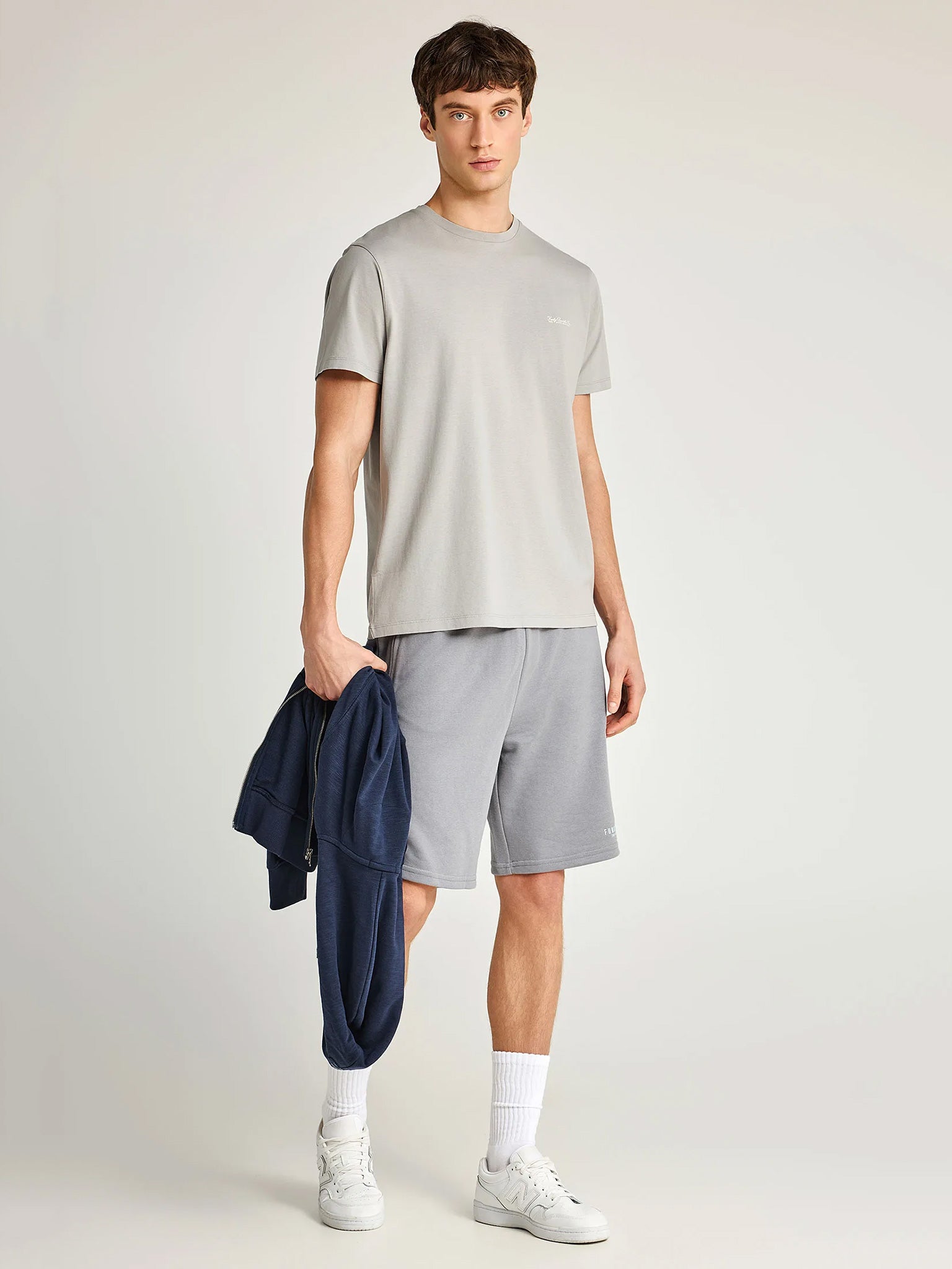 Ανδρική βερμούδα φούτερ | FBM013-050-03