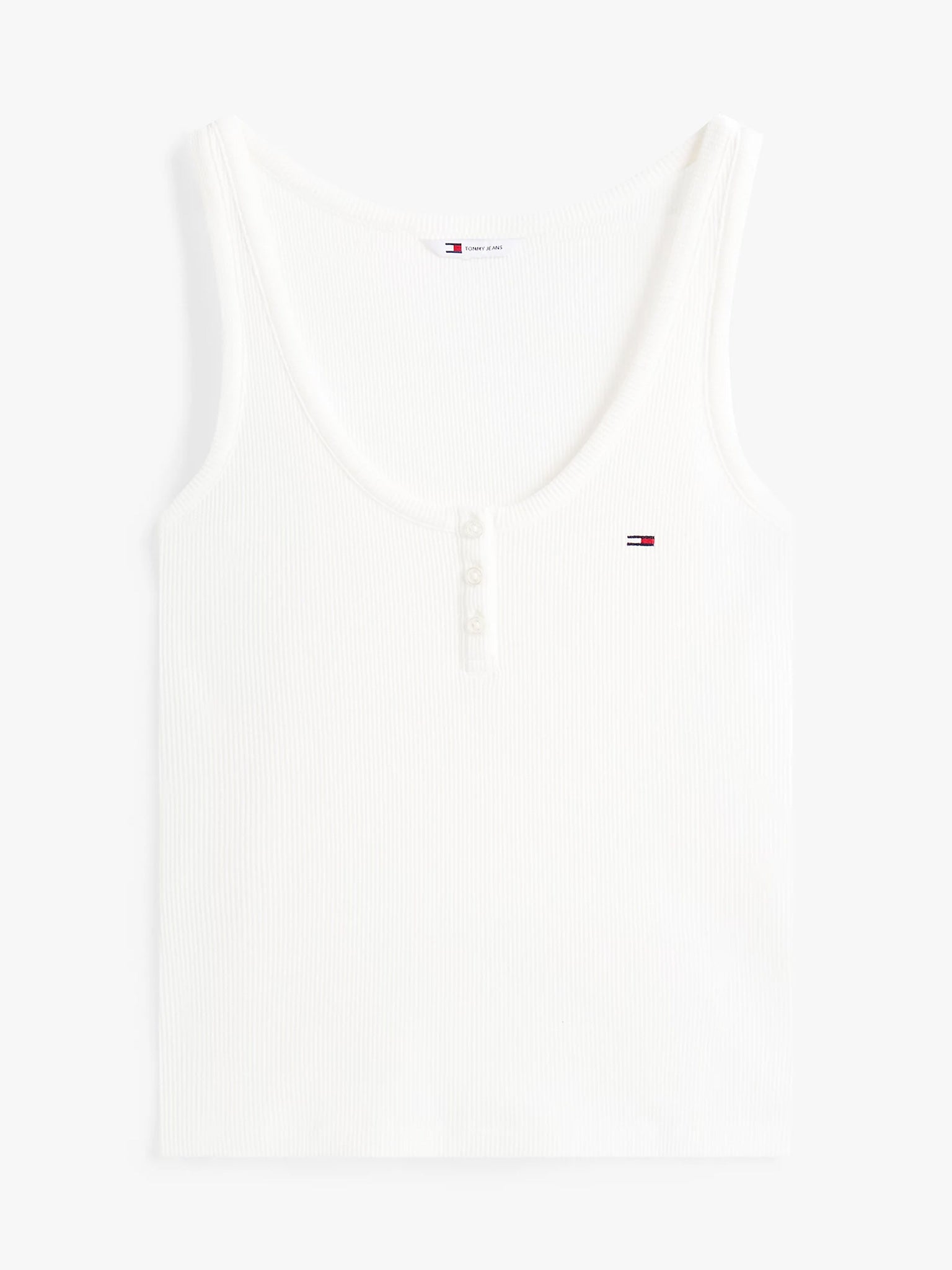 Γυναικείο top TJW SLIM HENLEY WAFFLE TANK DW0DW20898YBL | DW0DW20898YBL