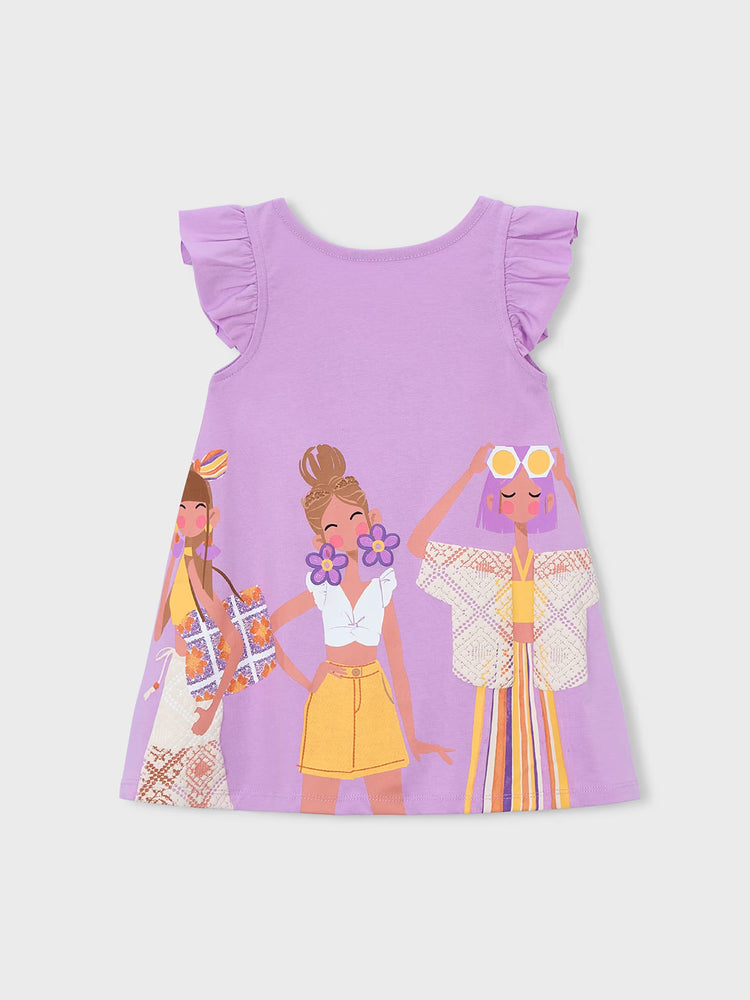 Παιδικό φόρεμα μακό | 26-03934-086