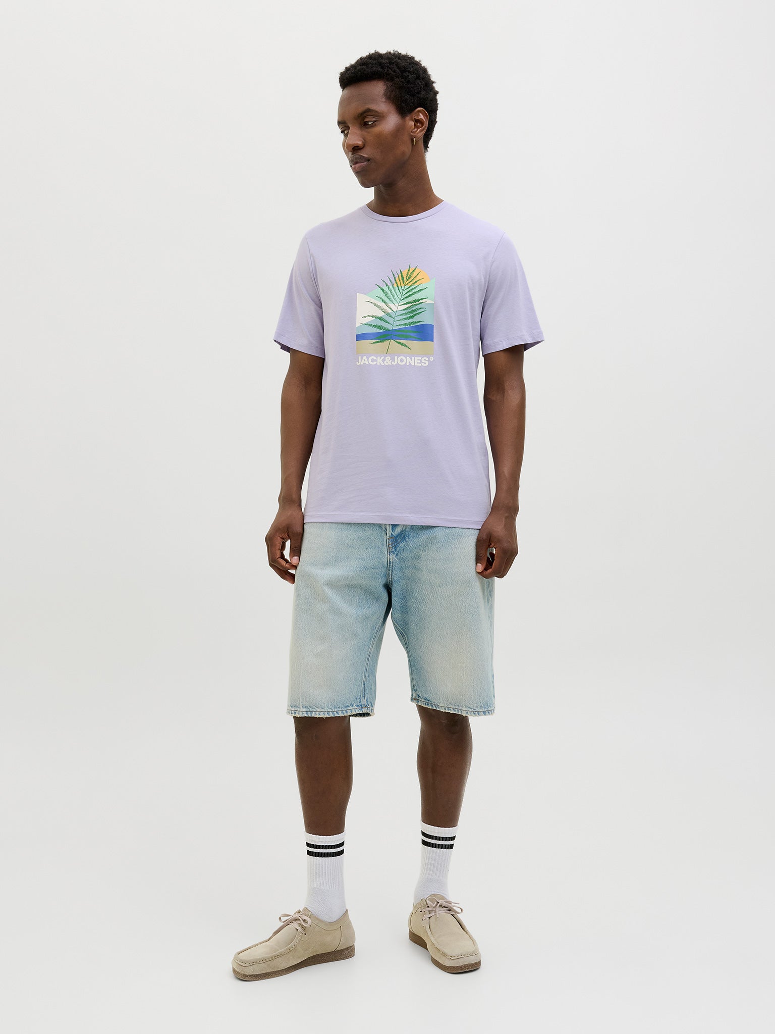 Ανδρικό t-shirt JJBARBADOS TEE SS CREW NECK 12269416 | 12269416