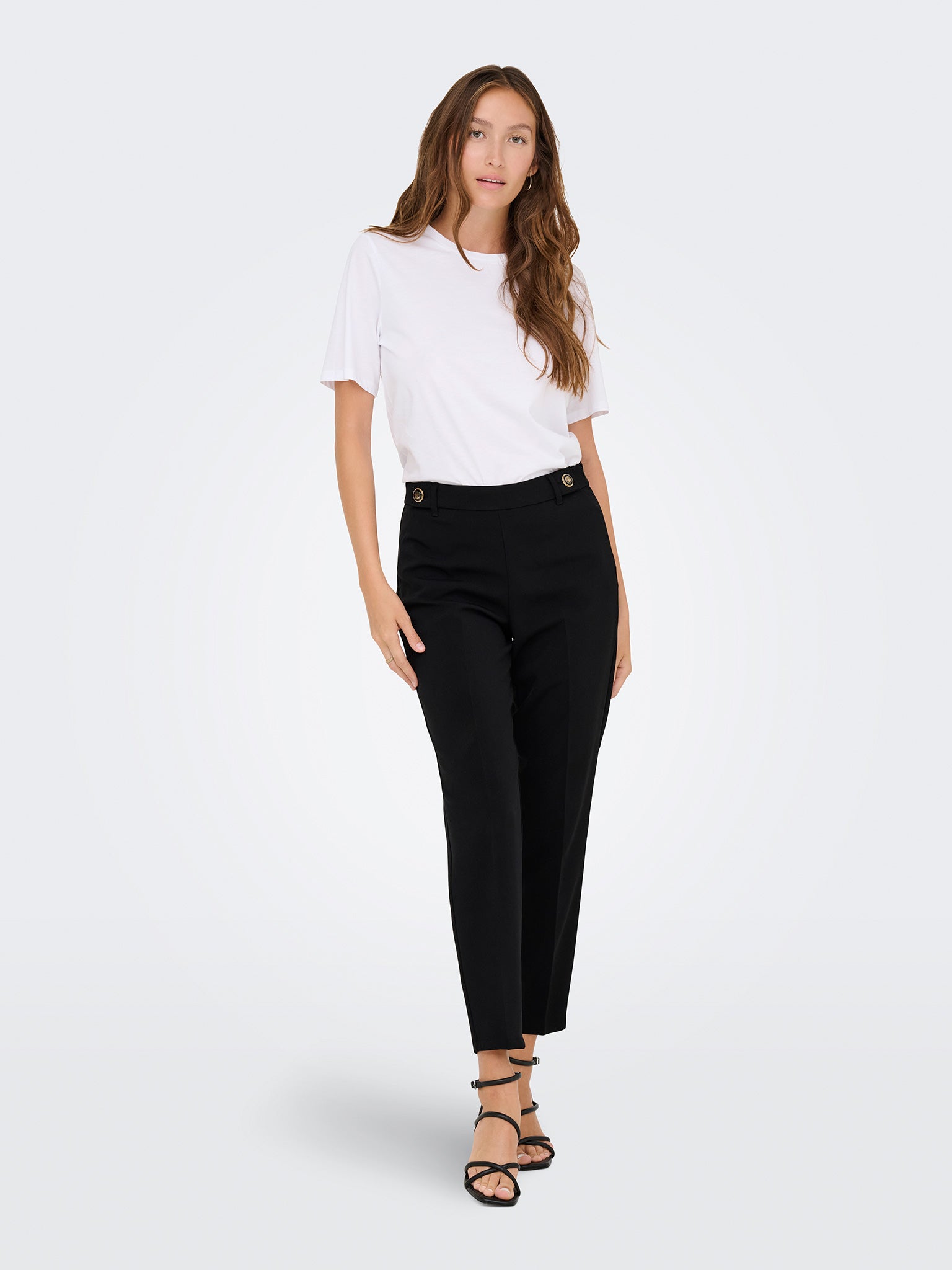 Γυναικείο παντελόνι ONLASTRID LIFE HW ANK CIGARETTE PANT TLR 15355227 | 15355227