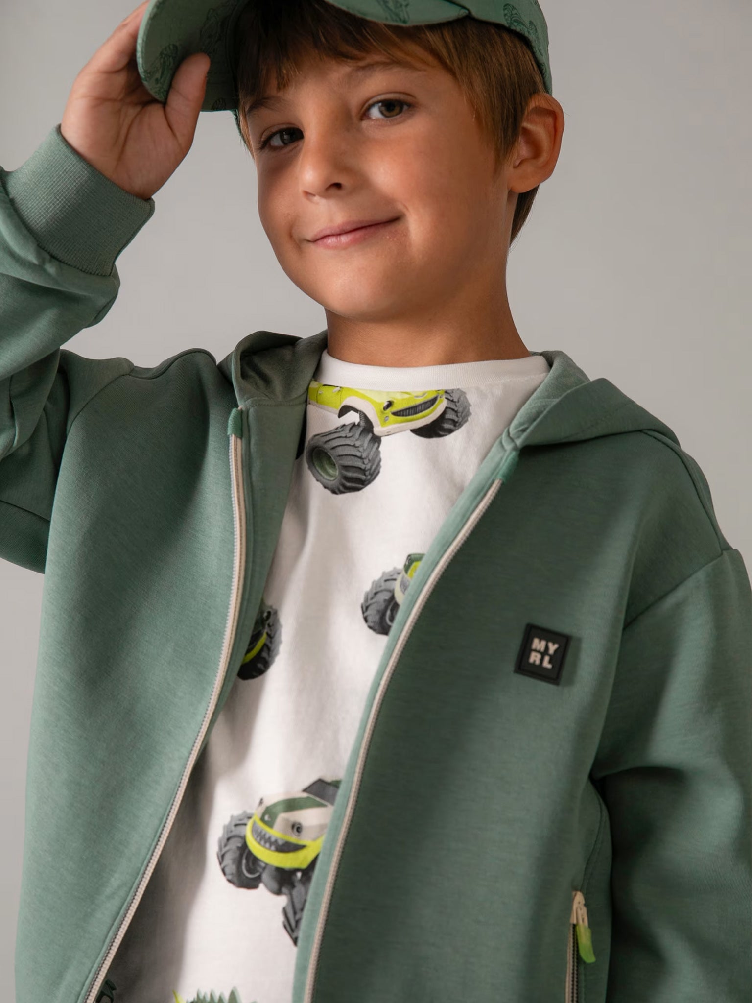 Παιδική ζακέτα μακό ενισχυμένη | 26-03442-038