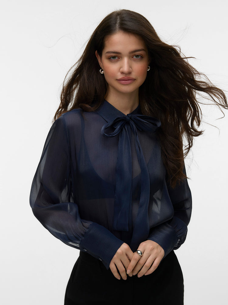 Γυναικείο πουκάμισο VMNATHENA L/S SHIRT WVN BTQ 10353192 | 10353192