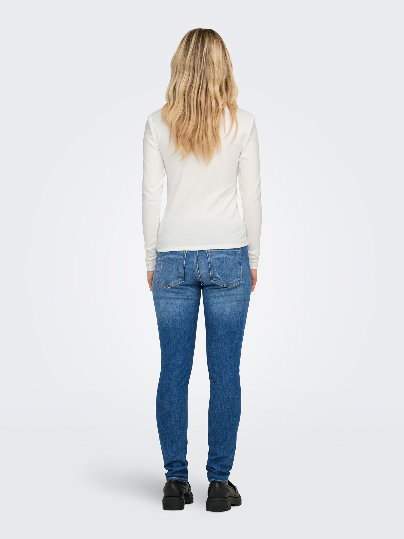 Γυναικεία μπλούζα ONLRILEY O-NECK L/S TOP JRS NOOS 15323159 | 15323159