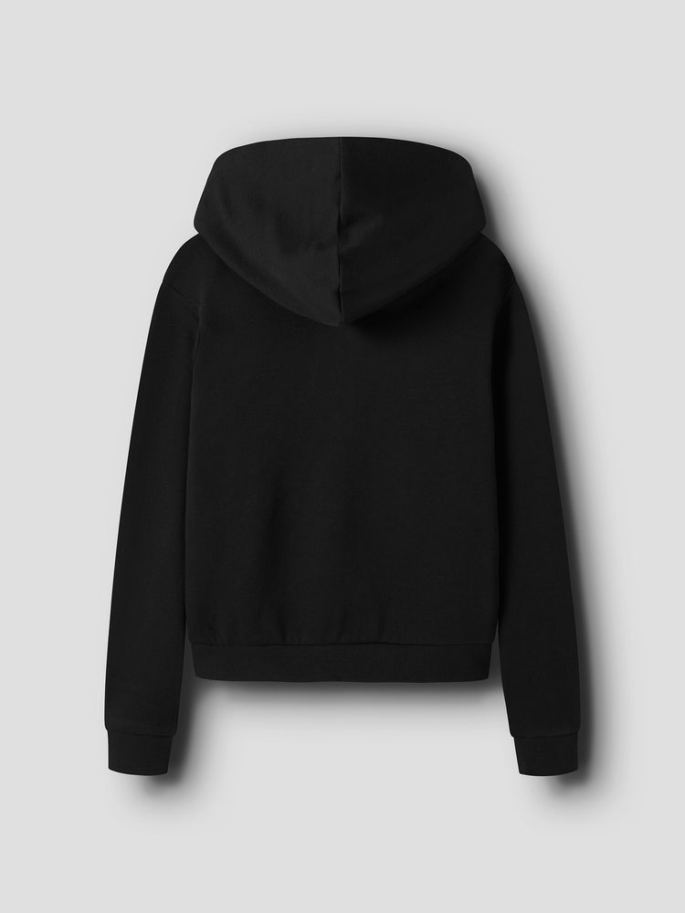 Εφηβική ζακέτα φούτερ NKFLEIKRA LS SH SWEAT CARD WH BRU | 13258995