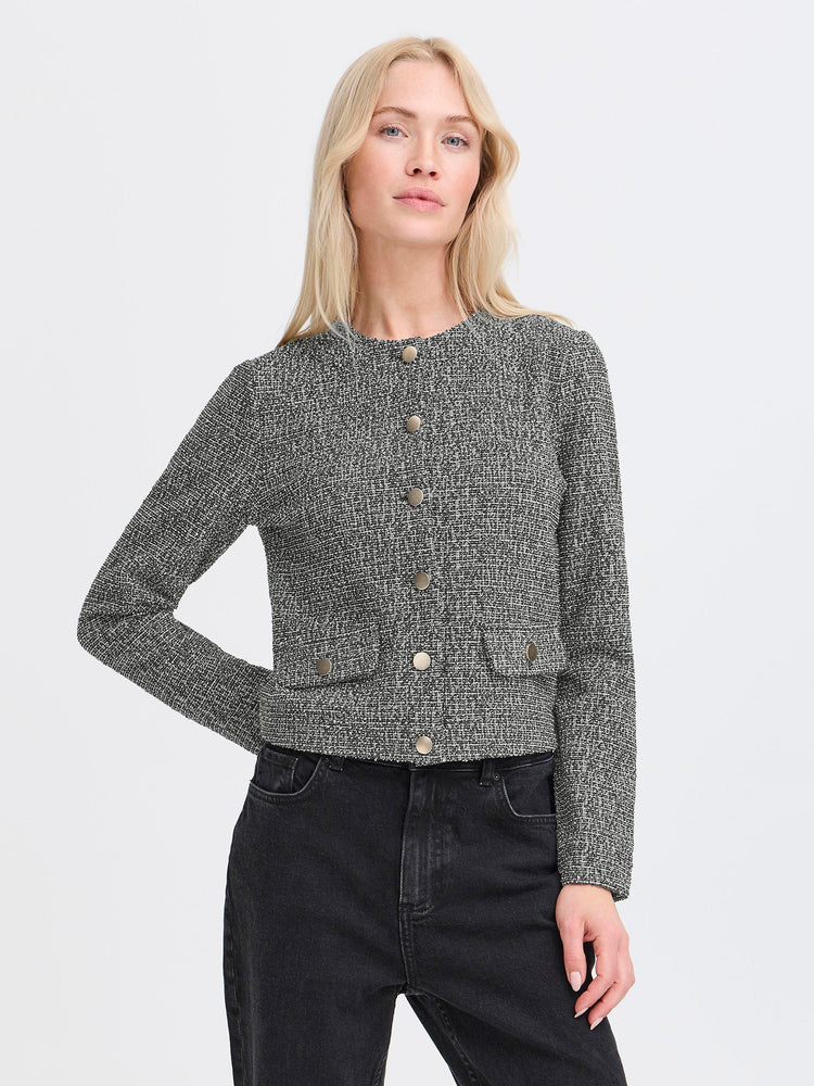 Γυναικείο τζάκετ τουΐντ  BYROWAN BUTTON JACKET 20818045 | 20818045