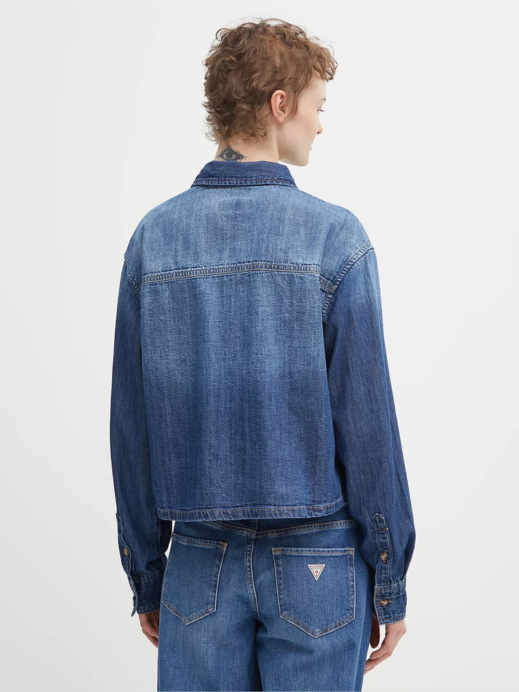 Γυναικείο πουκάμισο τζιν W5YH0DD5M8AGJWM | W5YH0DD5M8AGJWM