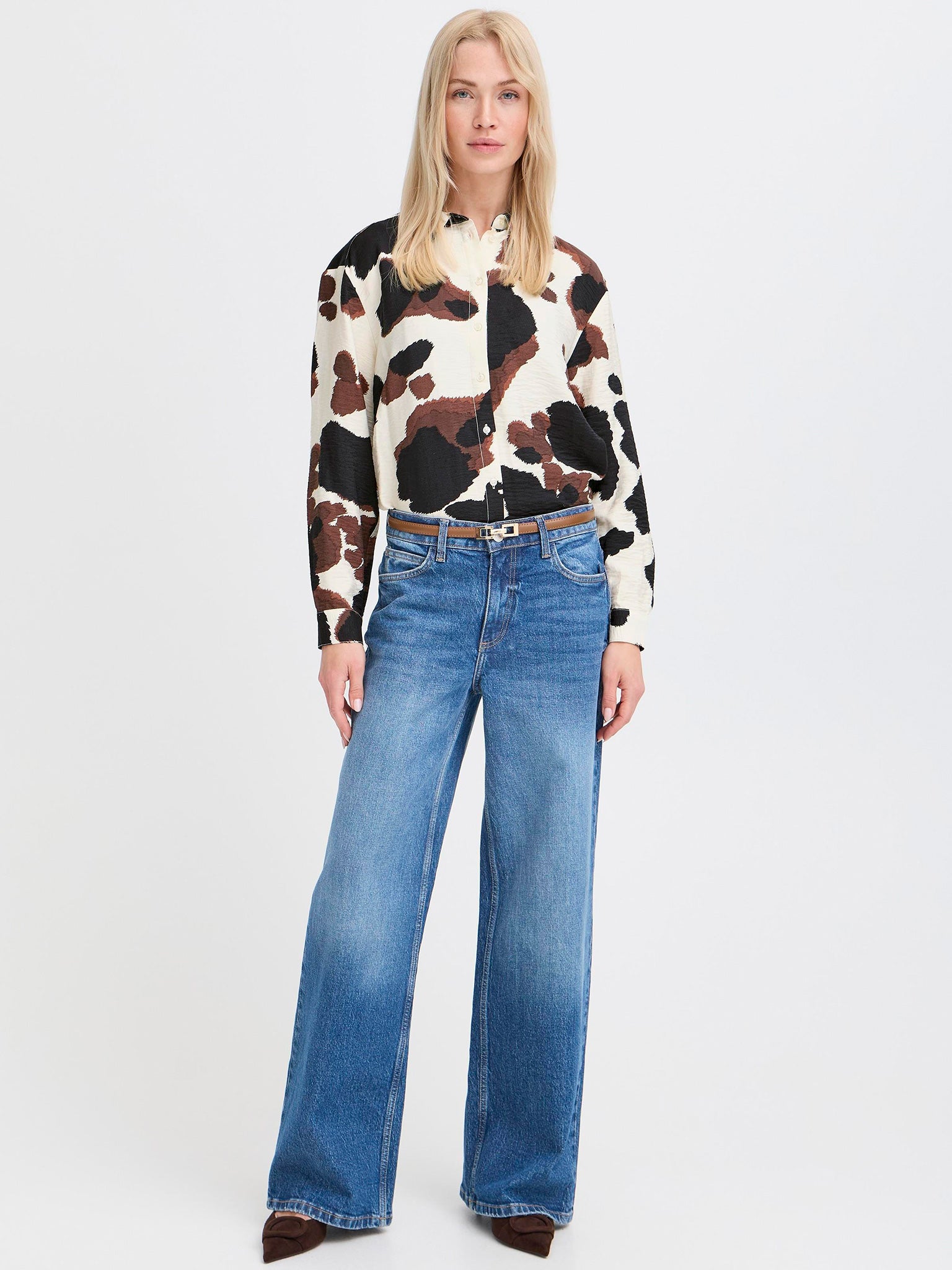 Γυναικείο πουκάμισο εμπριμέ BYIHAMMA REG SHIRT 20818349 | 20818349