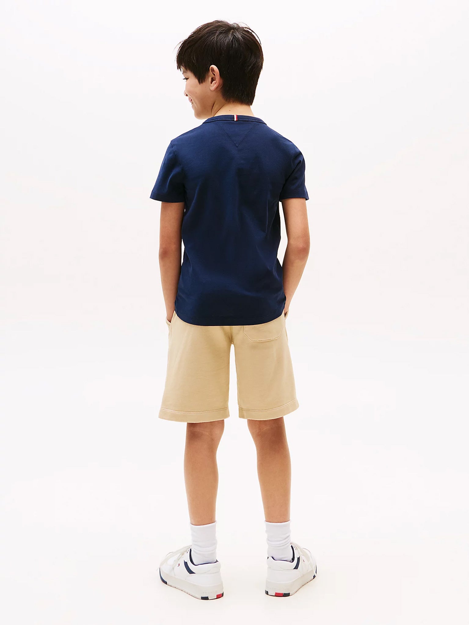 Παιδική μπλούζα μακό CURVED HILFIGER GRAPHIC TEE SS KB0KB09800C1G | KB0KB09800C1G