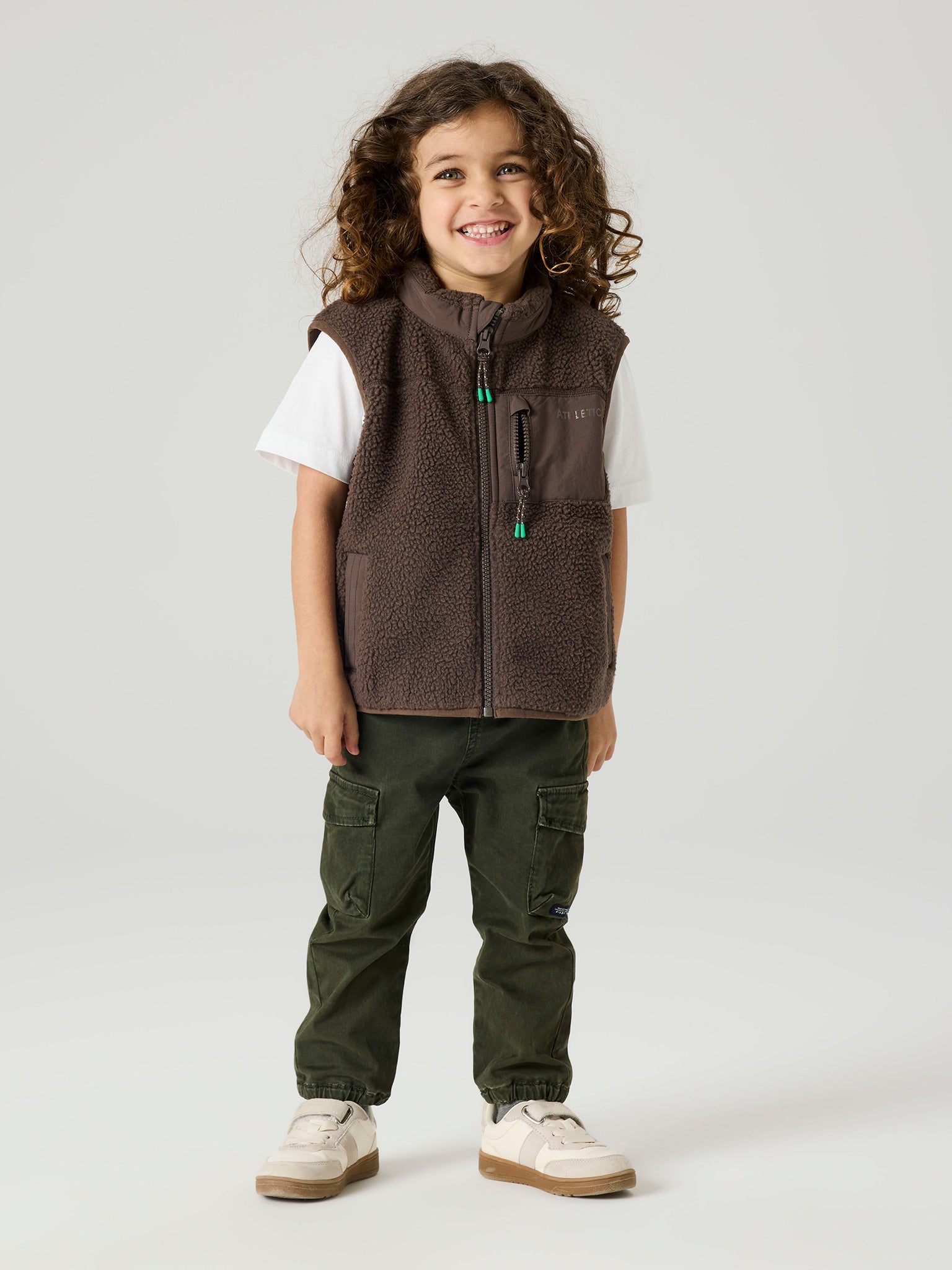 Παιδικό γιλέκο μπουκλέ NMMMILLER SHERPA VEST 13250732 | 13250732
