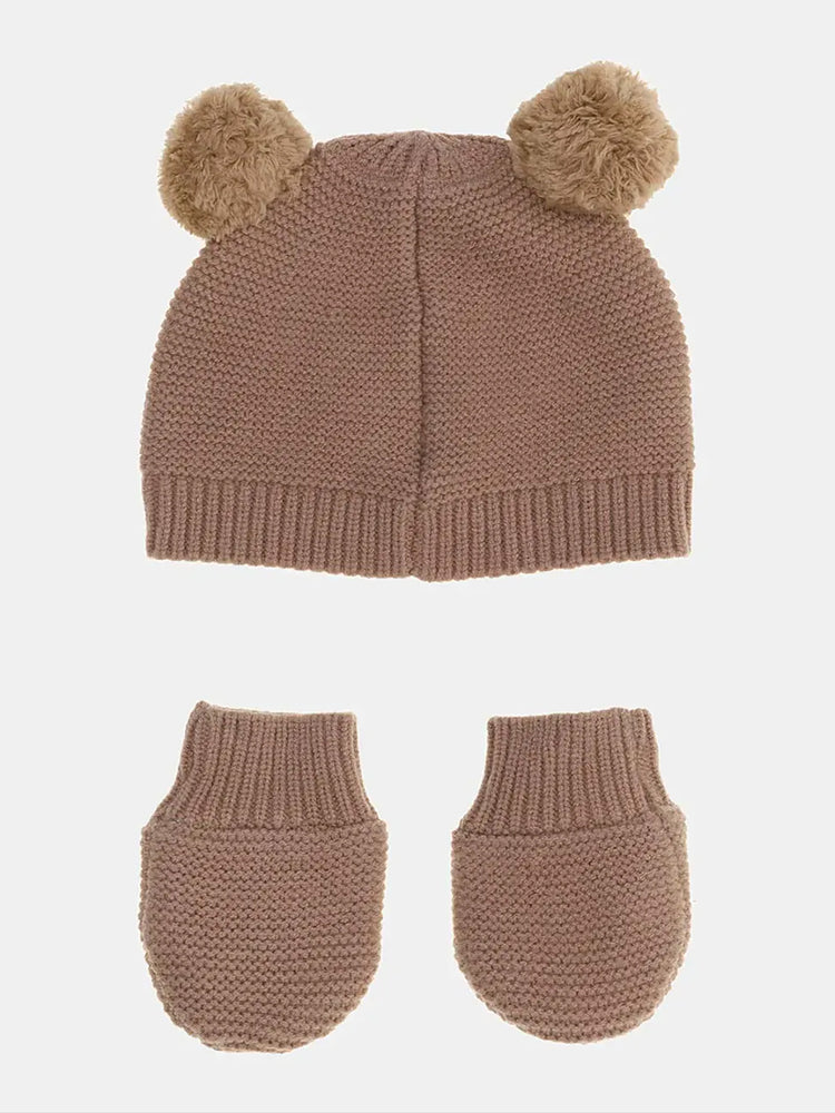 Βρεφικό σετ με σκούφο και γάντια H6BZ08Z1552G1FX | H6BZ08Z1552G1FX