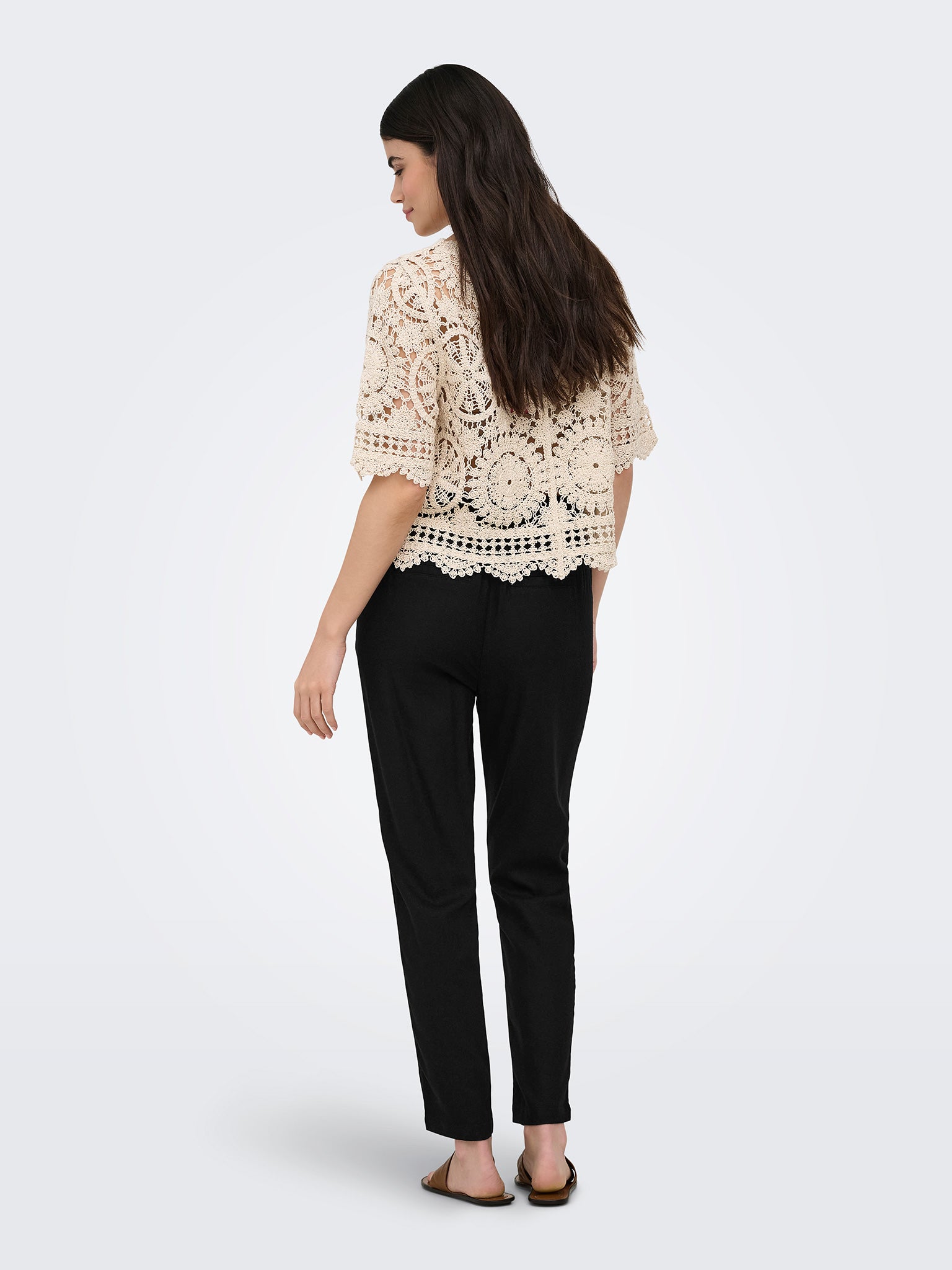 Γυναικείο παντελόνι λινό ONLGOA-POPTRASH EASY LINEN BL CC PNT 15364058 | 15364058