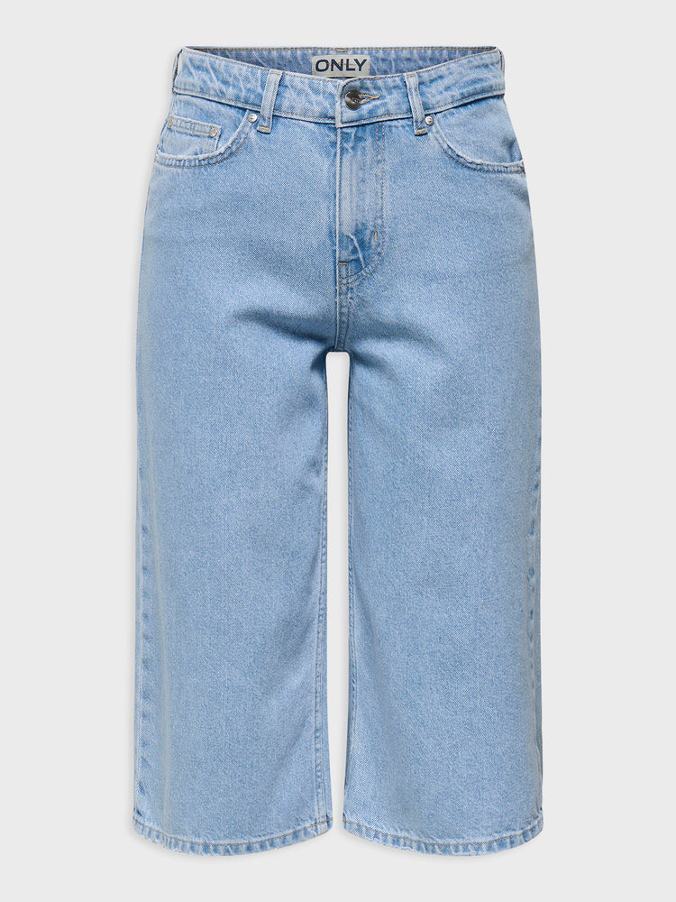 Γυναικεία βερμούδα τζιν light blue ONLMERLA HW LONG SHORTS DNM AKM MOCH 15352304 | 15352304