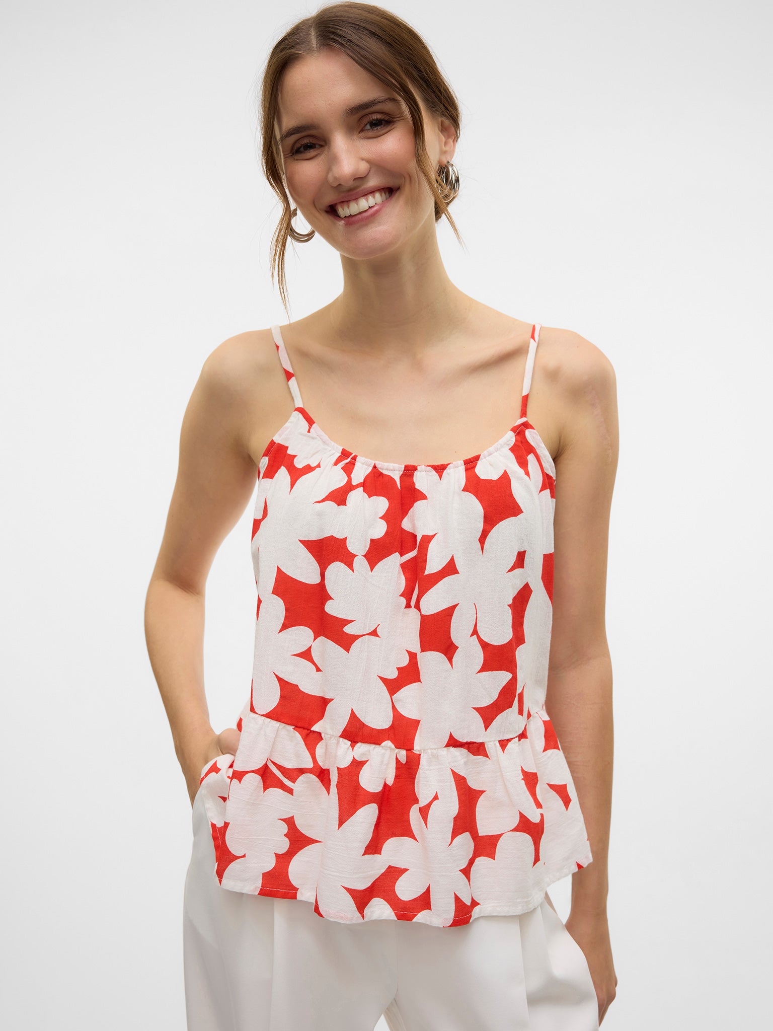 Γυναικείο top δίχρωμο VMDICTHE SINGLET TOP WVN 10323638 | 10323638