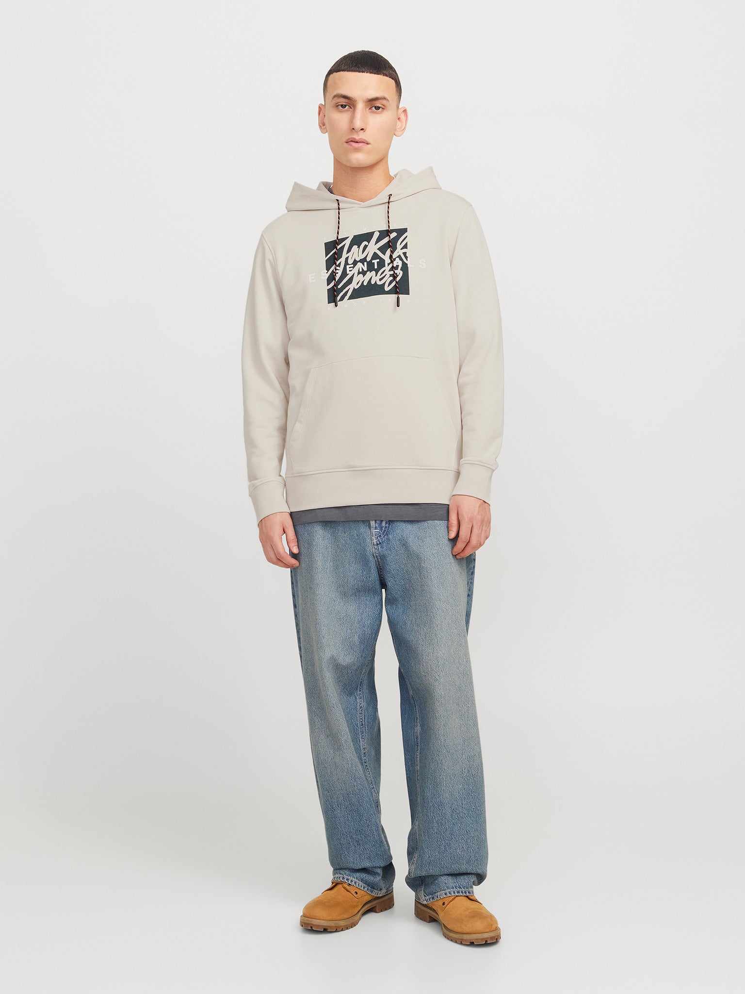 Ανδρική μπλούζα φούτερ JJCOLTON SWEAT HOOD 12268440 | 12268440