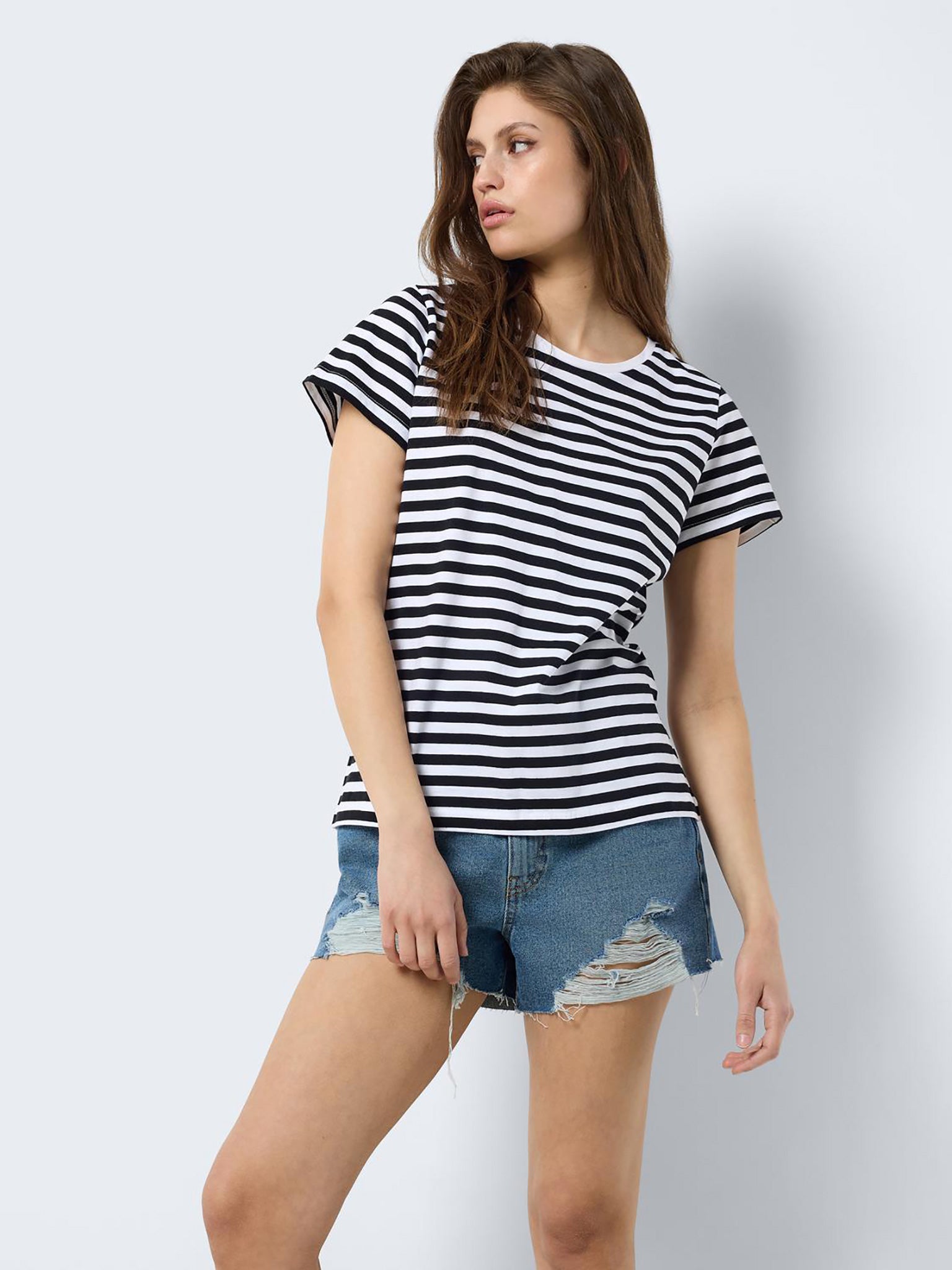 Γυναικείο t-shirt NMSTRIPE NATE S/S T-SHIRT JRS 27029605 | 27029605