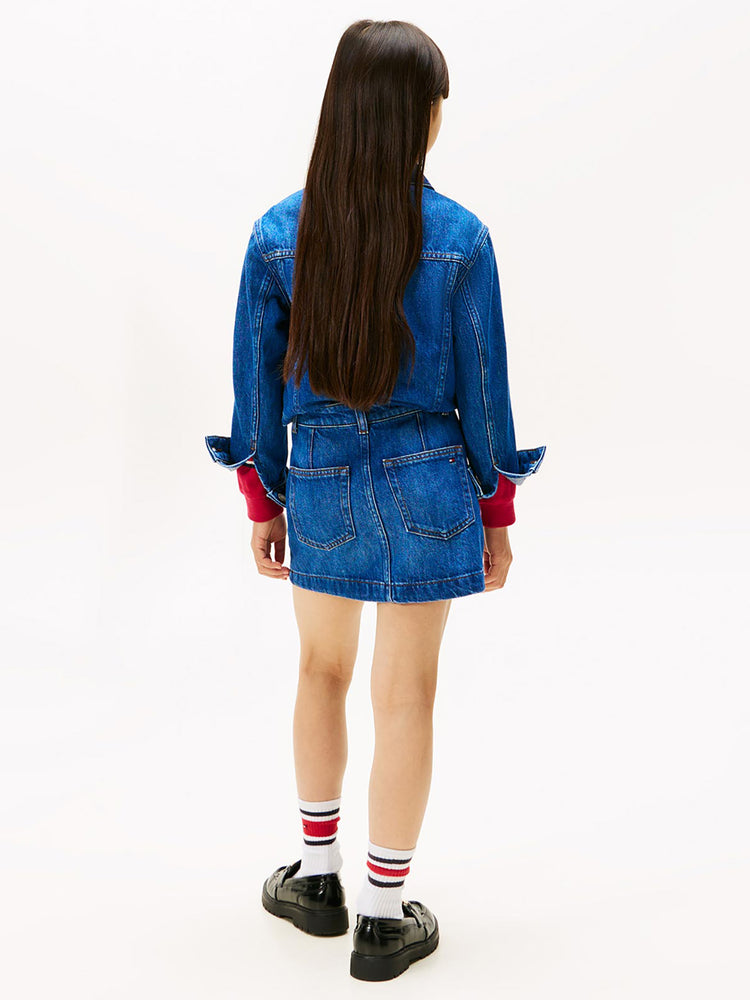 Εφηβική φούστα τζιν DENIM A LINE SKIRT KG0KG088241A5 | KG0KG088241A5