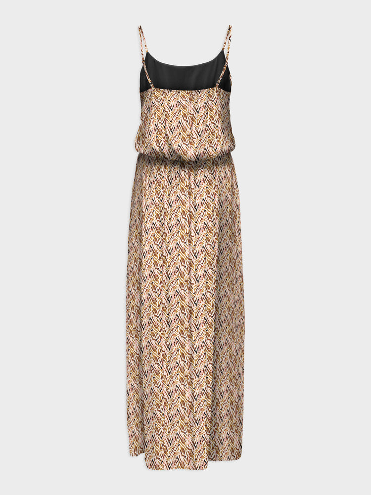 Γυναικείο φόρεμα εμπριμέ ONLNOVA LIFE VIS STRAP MAXI DRESS 15222217 | 15222217