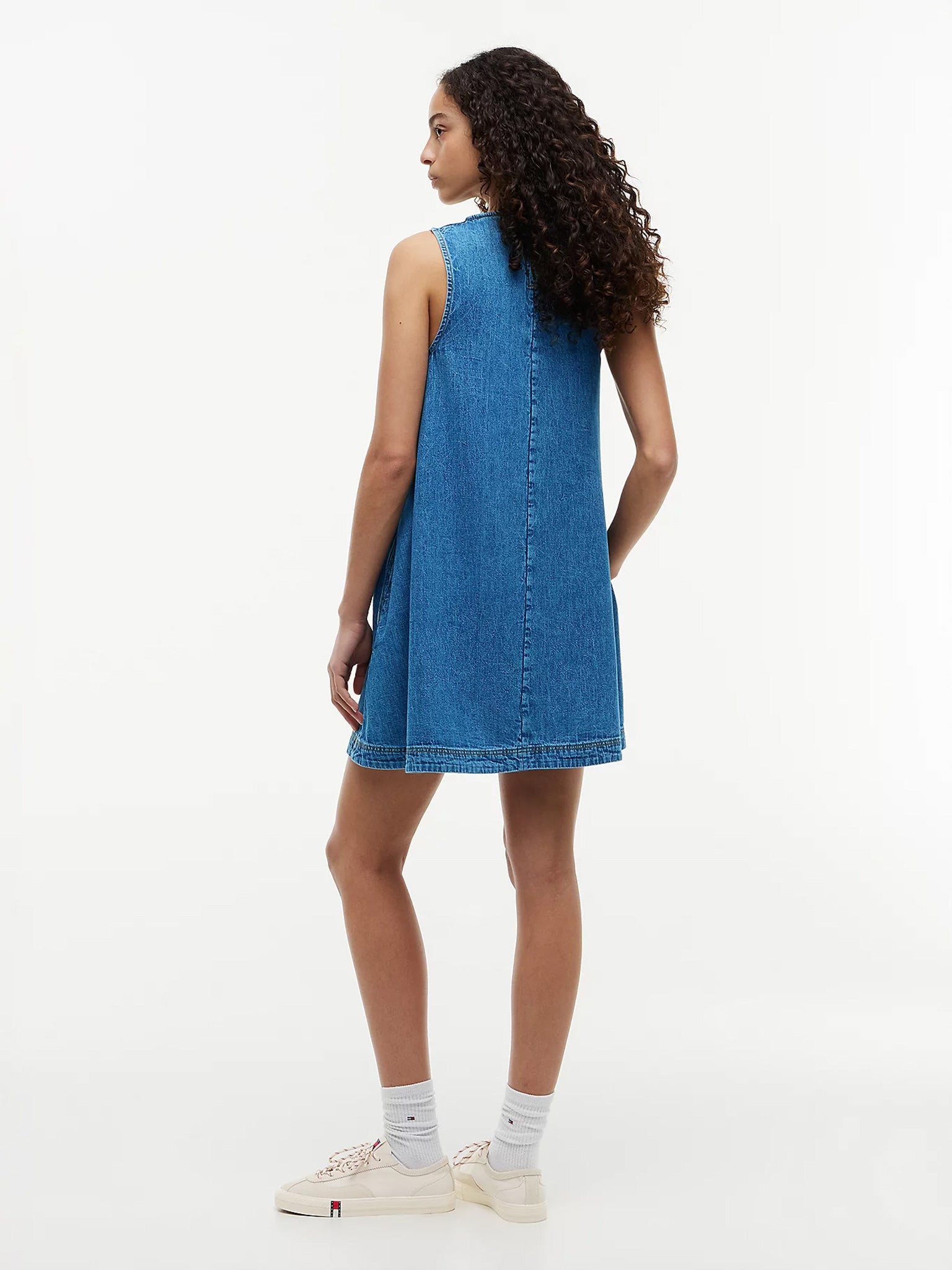 Γυναικείο φόρεμα τζιν TJW A-LINE CHAMBRAY DRESS EXT DW0DW223411A5 | DW0DW223411A5