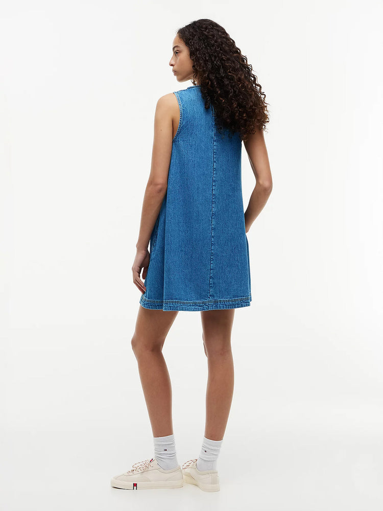Γυναικείο φόρεμα τζιν TJW A-LINE CHAMBRAY DRESS EXT DW0DW223411A5 | DW0DW223411A5