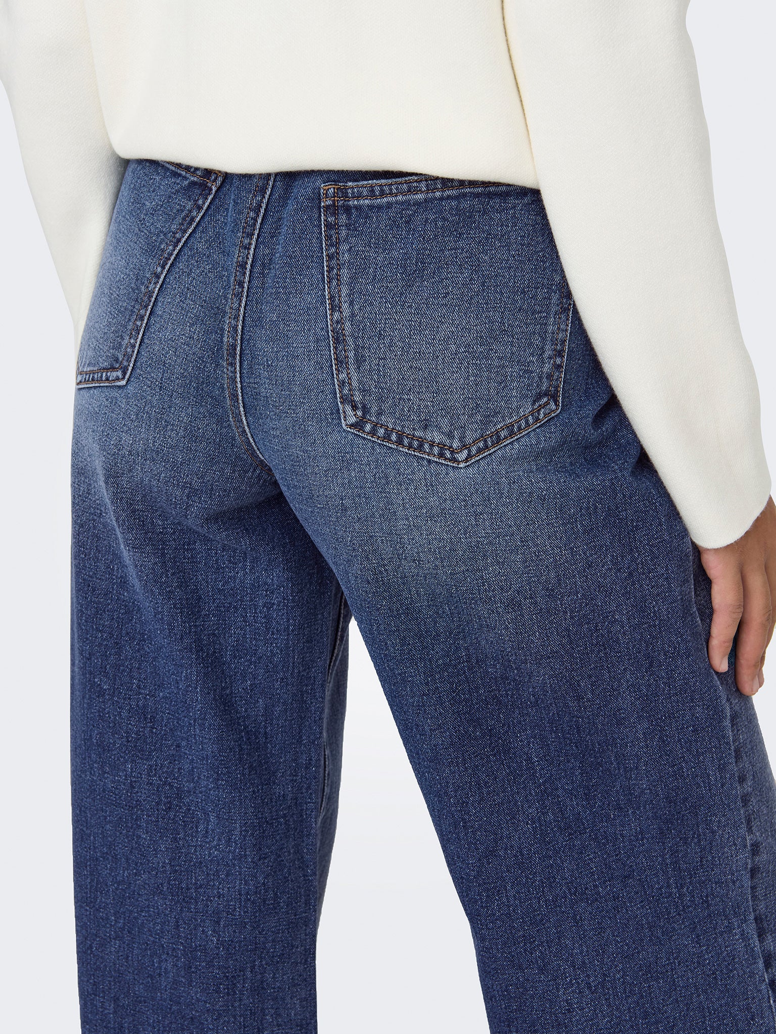 Γυναικείο παντελόνι medium blue ONLHOPE HW WIDE DNM DNM SIJ BOX 15264080 | 15264080