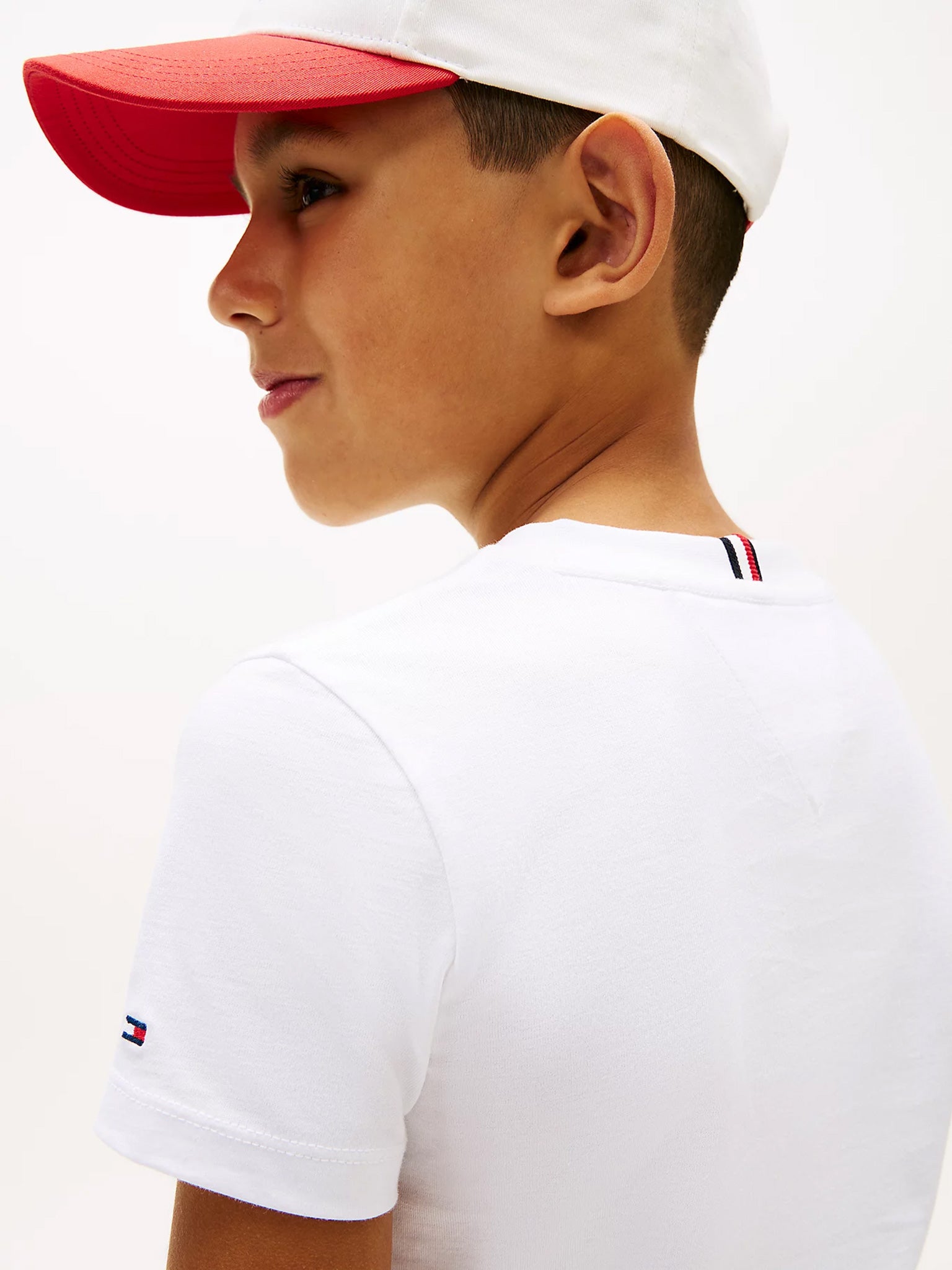 Παιδική μπλούζα μακό WAVY FLAG T-SHIRT KB0KB10275YBR | KB0KB10275YBR