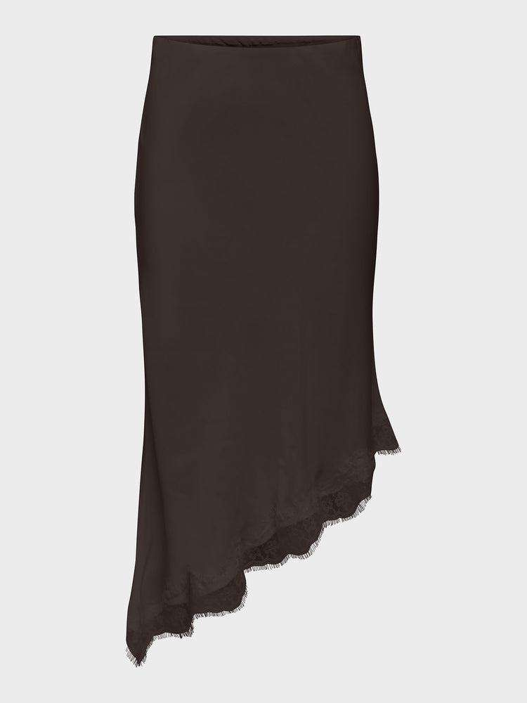 Γυναικεία φούστα σατέν ONLFARAYA SATIN LACE SKIRT WVN 15380116 | 15380116