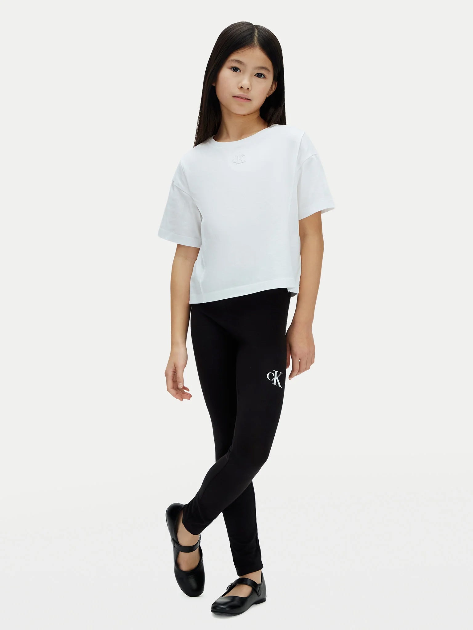 Παιδικό κολάν μακρύ CK LOGO LEGGING LVCKSJC26GBEH | LVCKSJC26GBEH