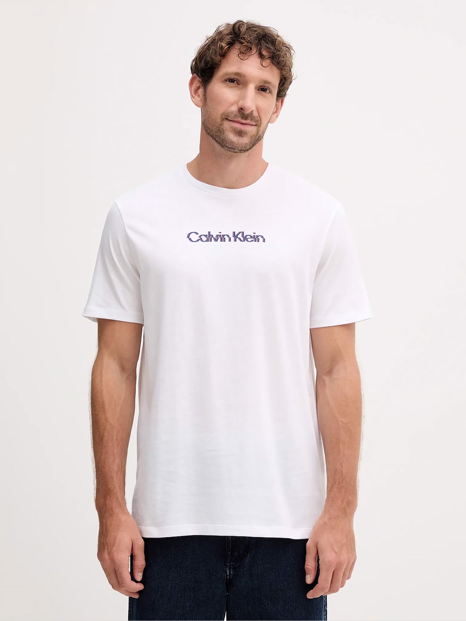 Ανδρικό t-shirt SS GLITCHED LOGO EU CLASSIC LV04RC858GYAA | LV04RC858GYAA