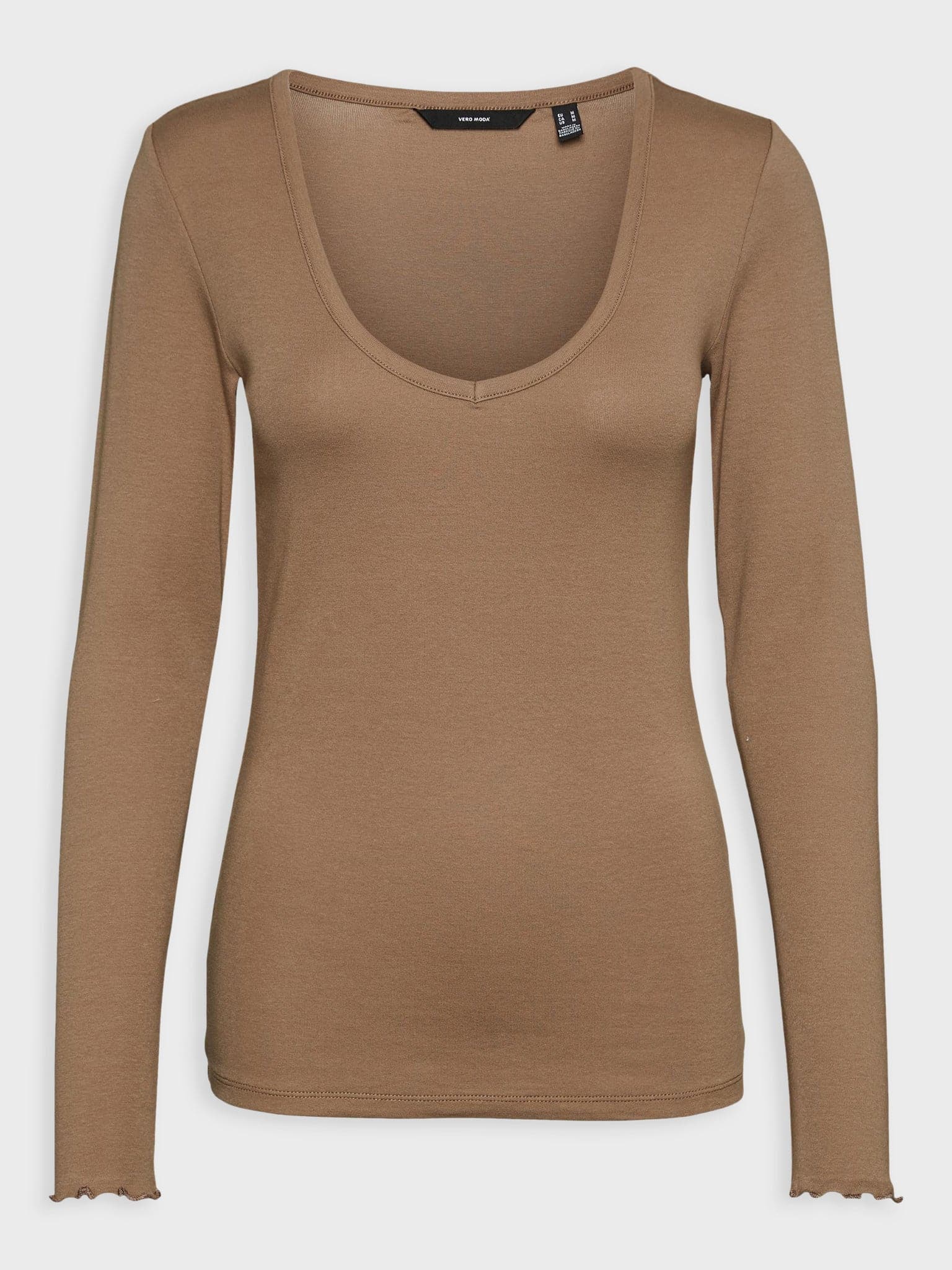 Γυναικεία μπλούζα VMGANYA LS V-NECK TOP JRS 10258046 | 10258046