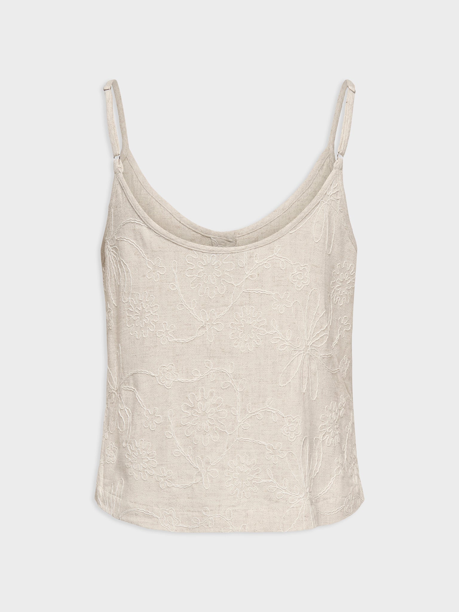 Γυναικείο top ONLSIESTA LINEN BL EMB SINGLET 15374121 | 15374121