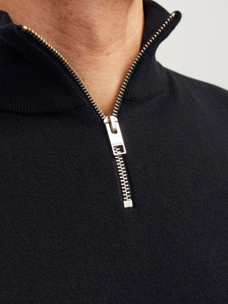 Ανδρική μπλούζα πλεκτή JJEEMIL KNIT HALF ZIP NOOS 12189339 | 12189339