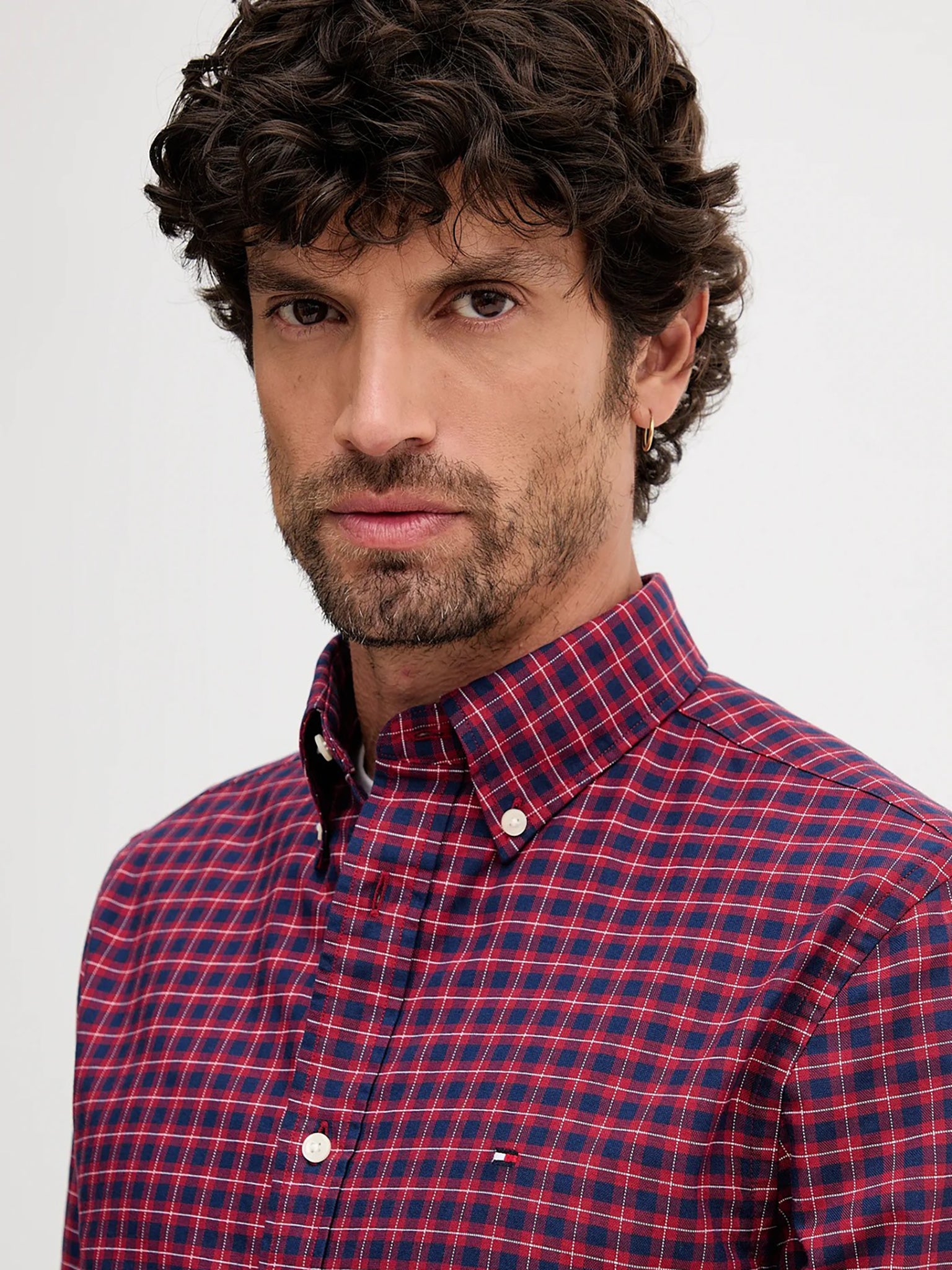 Ανδρικό πουκάμισο καρό HERITAGE OXF SEAS CHECK RF SHIRT MW0MW404670QJ | MW0MW404670QJ